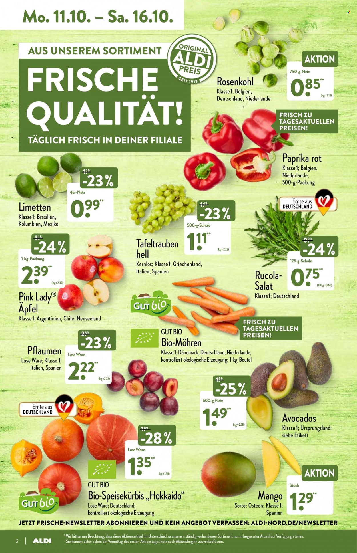 ALDI Nord Prospekte  - 11.10.2021 - 16.10.2021. Seite 2