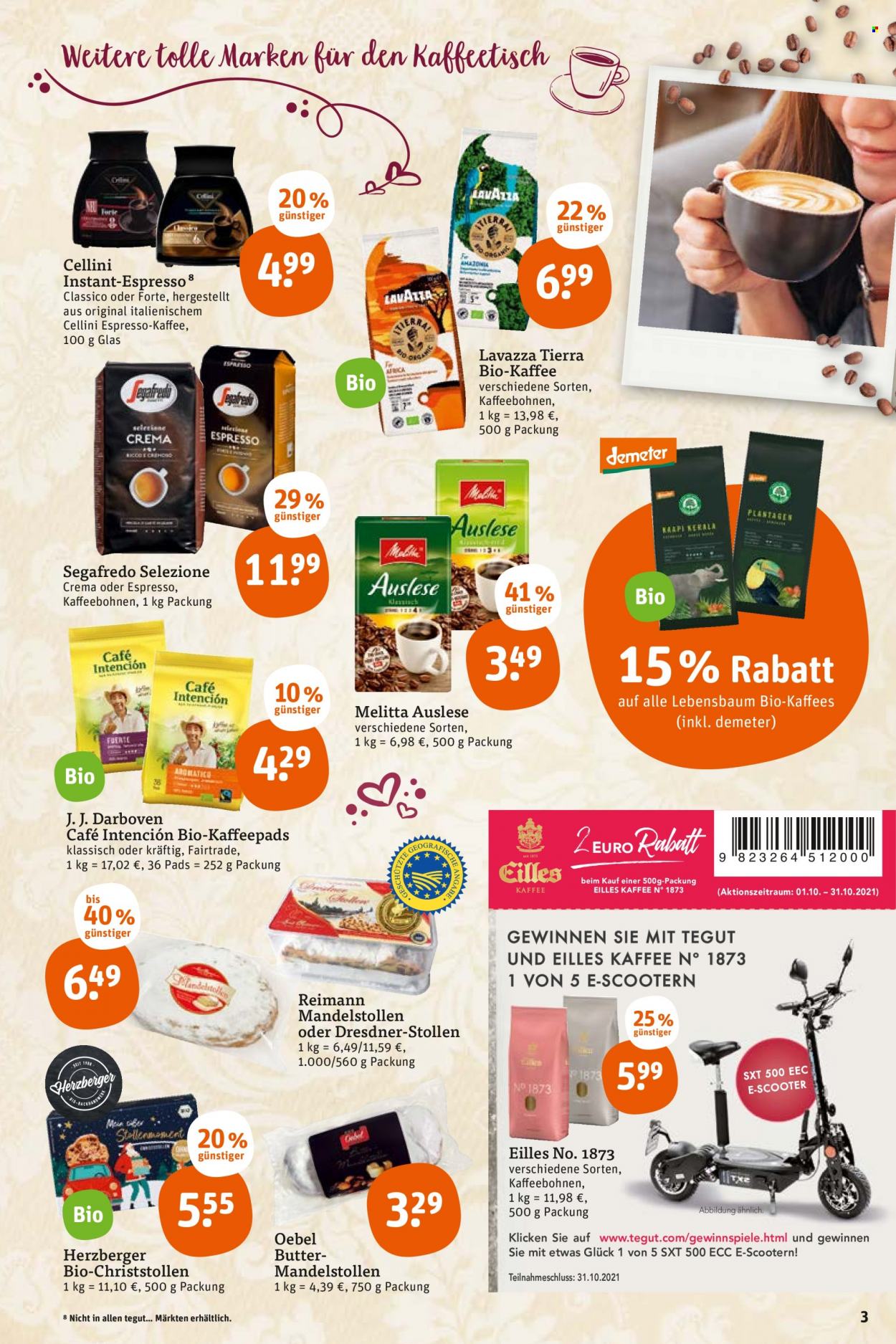 tegut... Prospekte  - 4.10.2021 - 9.10.2021. Seite 3