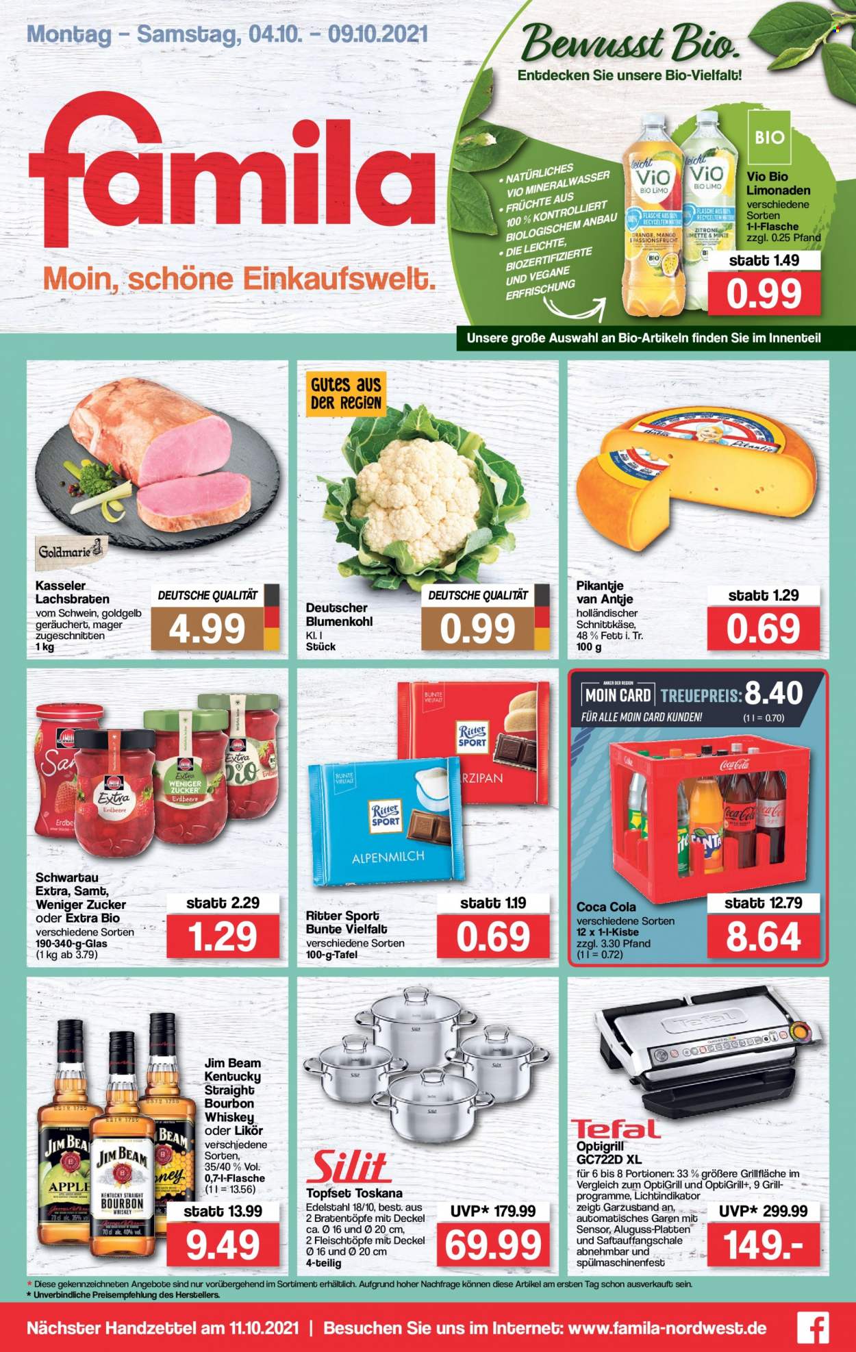 famila Prospekte  - 4.10.2021 - 9.10.2021. Seite 1