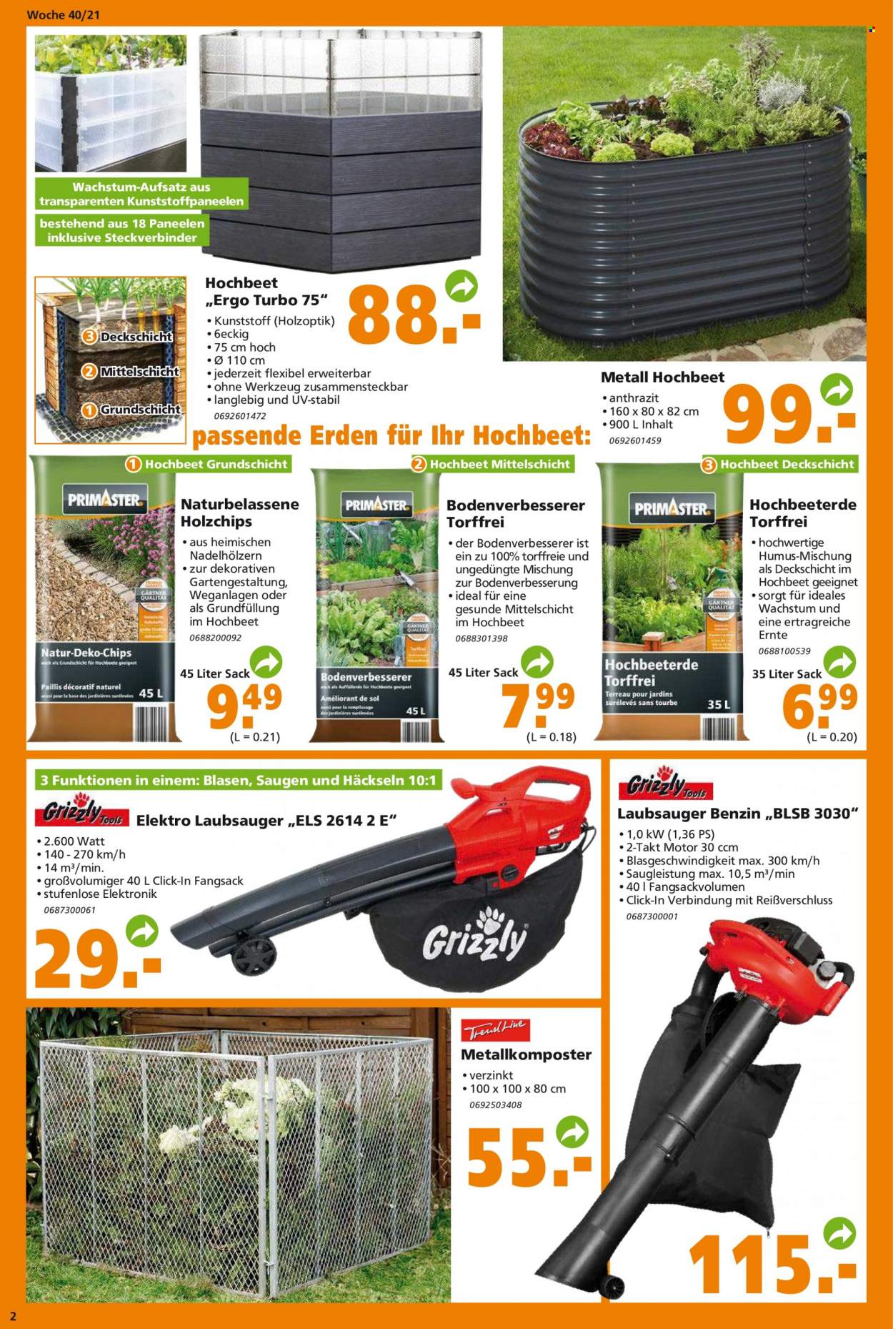 Globus Baumarkt Prospekte  - 4.10.2021 - 9.10.2021. Seite 2