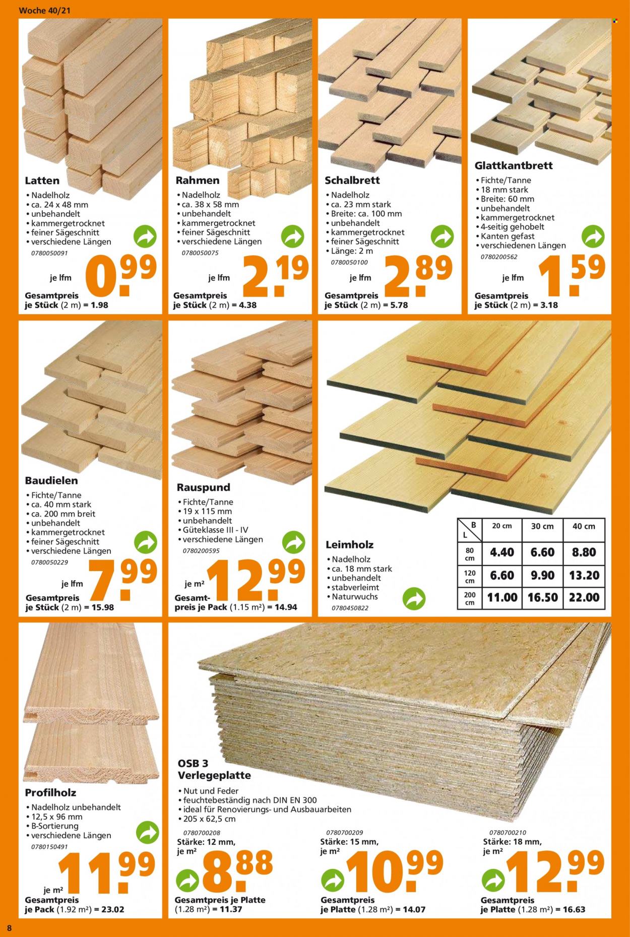Globus Baumarkt Prospekte  - 4.10.2021 - 9.10.2021. Seite 8