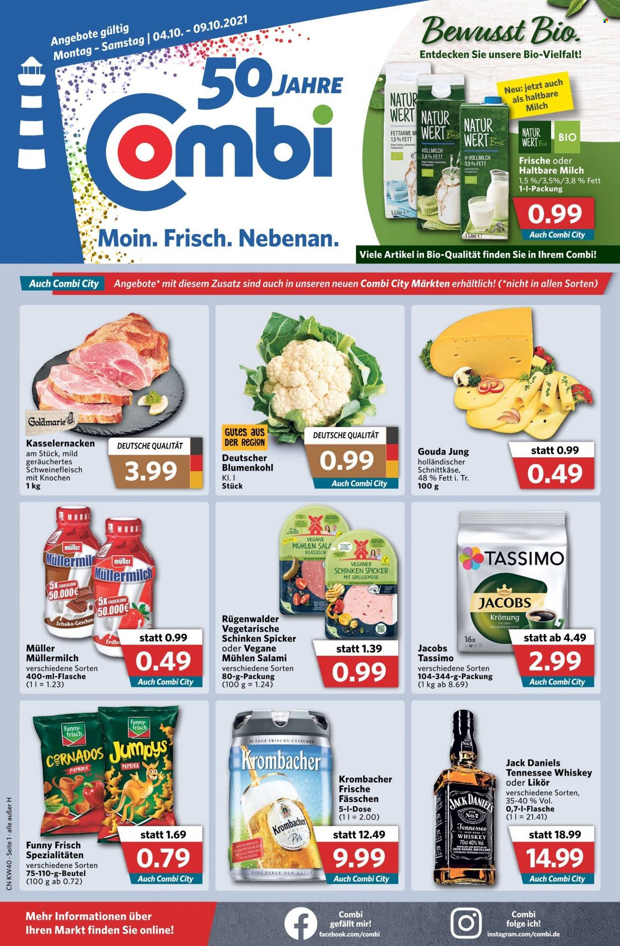 Combi Prospekte  - 4.10.2021 - 9.10.2021. Seite 1