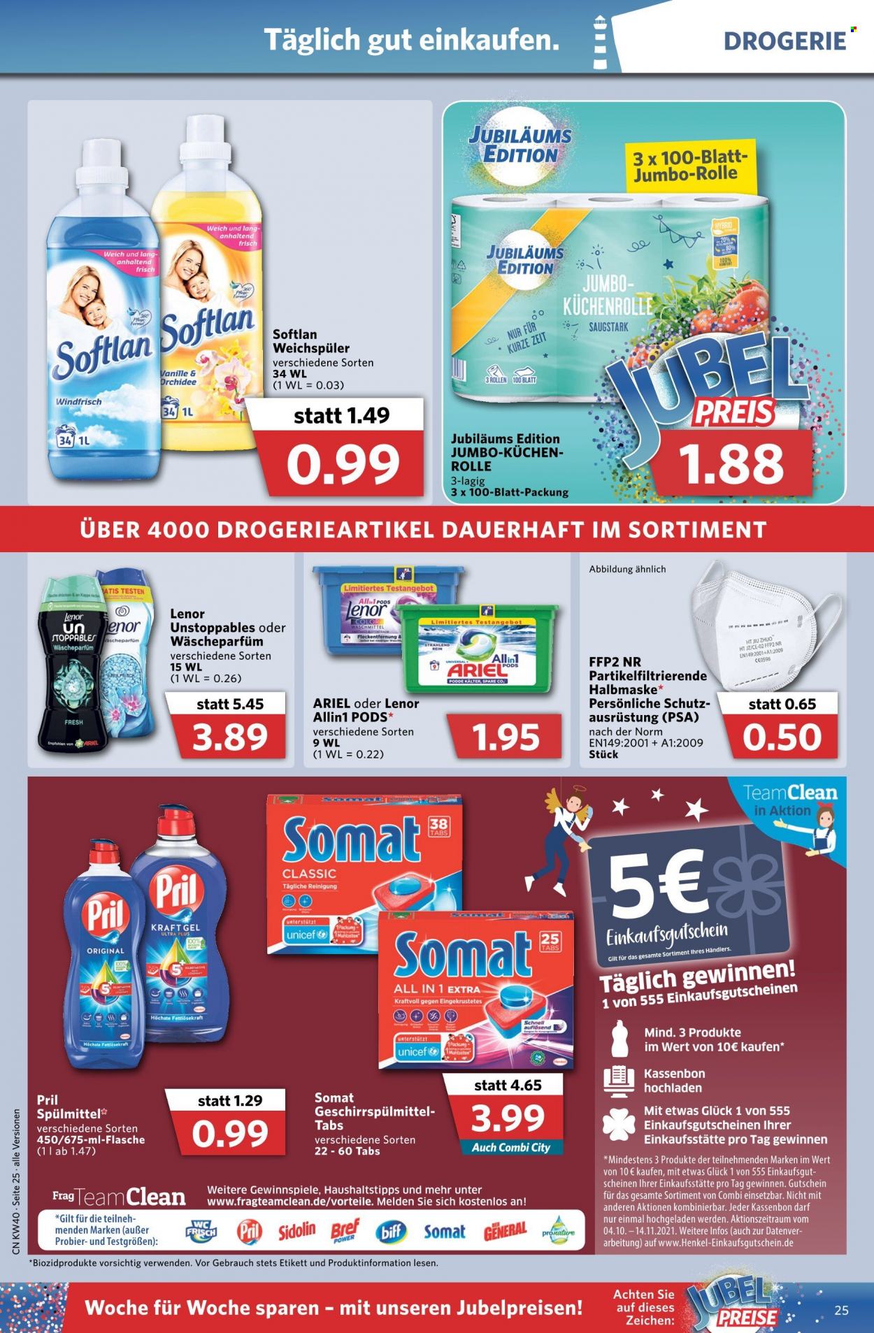 Combi Prospekte  - 4.10.2021 - 9.10.2021. Seite 25