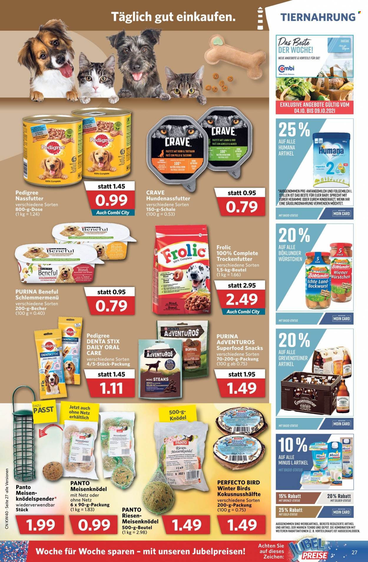 Combi Prospekte  - 4.10.2021 - 9.10.2021. Seite 27