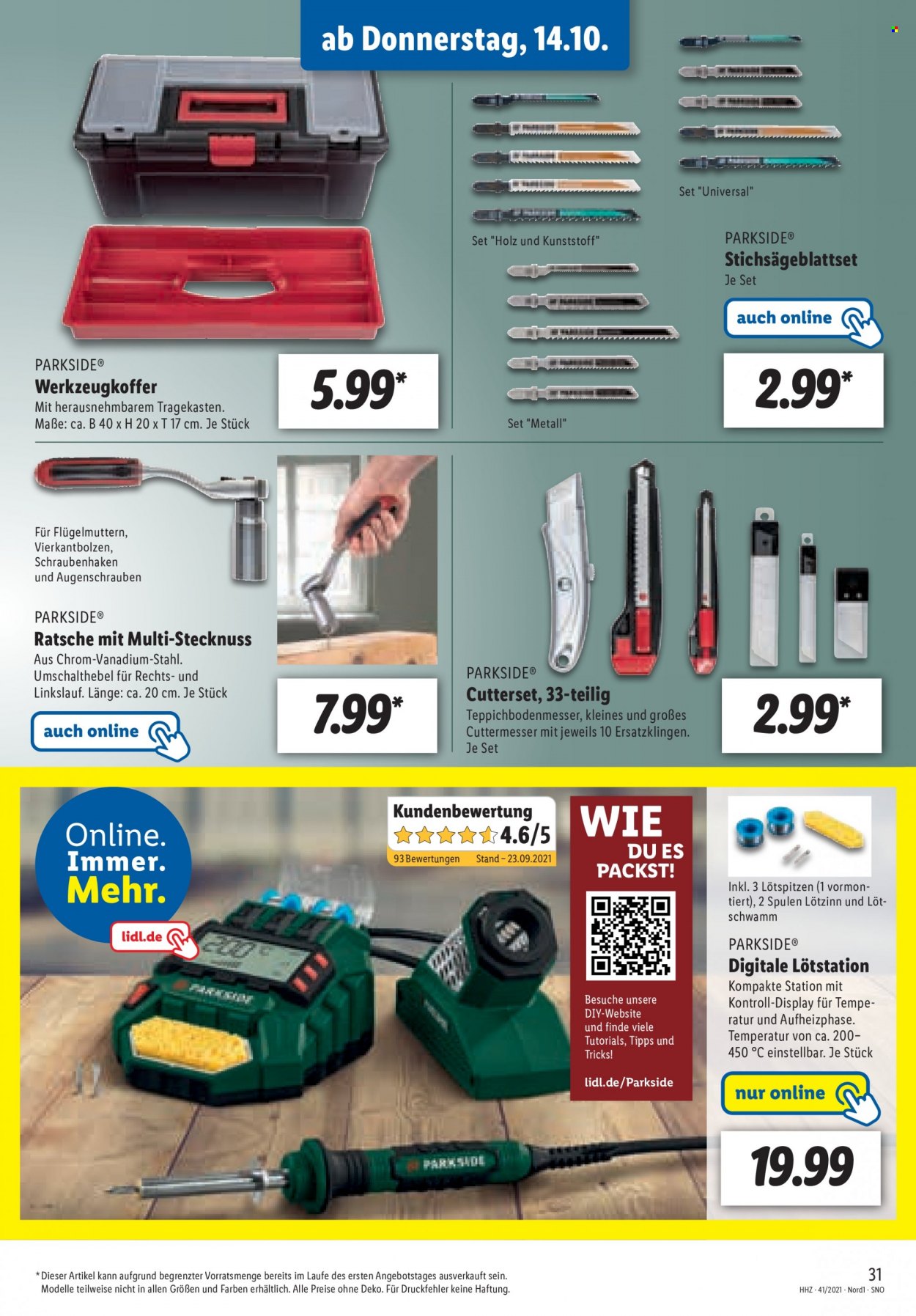 Lidl Prospekte  - 11.10.2021 - 16.10.2021. Seite 31