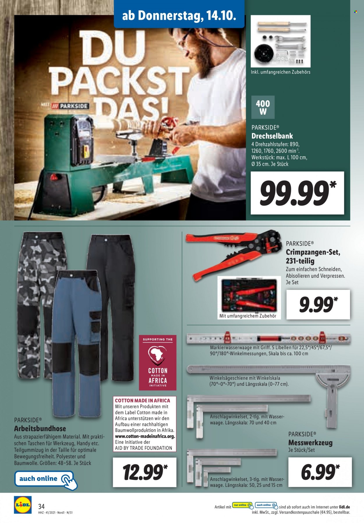 Lidl Prospekte  - 11.10.2021 - 16.10.2021. Seite 34