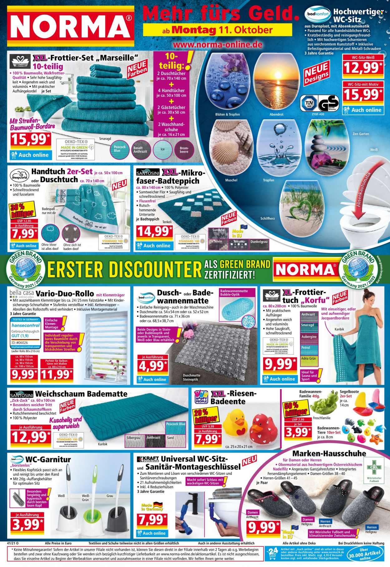 Norma Prospekte  - 11.10.2021 - 17.10.2021. Seite 1