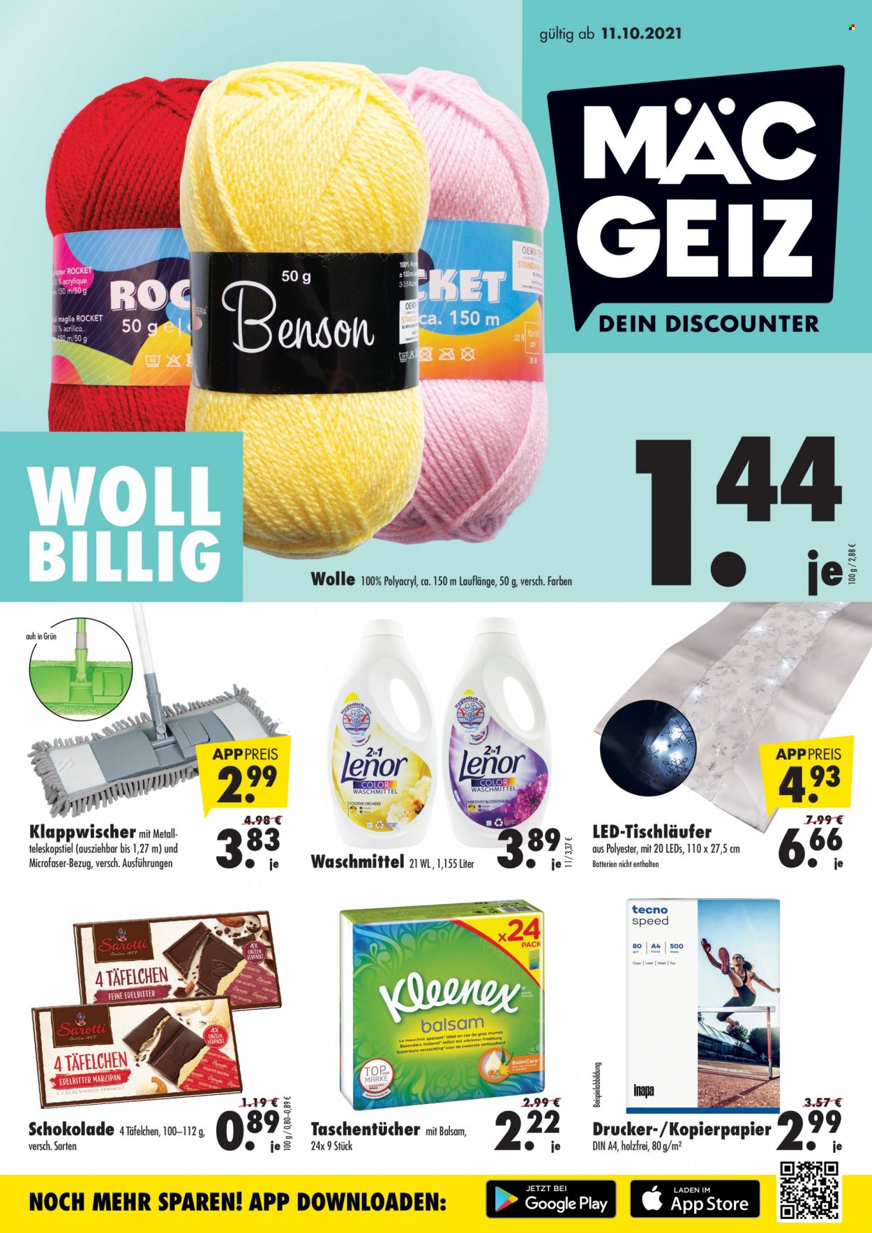 Mäc-Geiz Prospekte  - 11.10.2021 - 17.10.2021. Seite 1