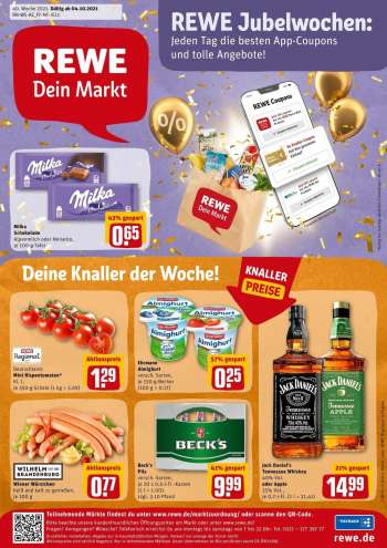 Prospekte REWE - 4.10.2021 - 9.10.2021.
