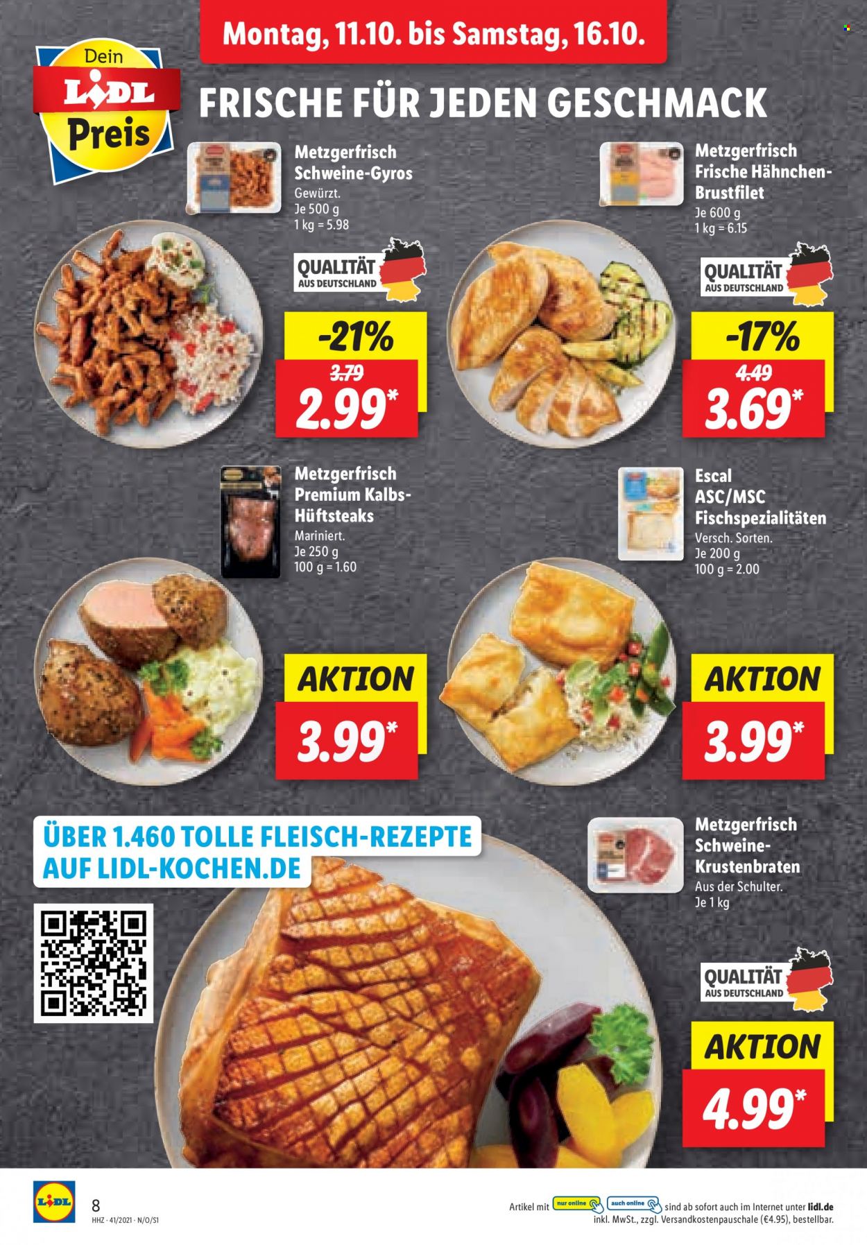 Lidl Prospekte  - 11.10.2021 - 16.10.2021. Seite 8