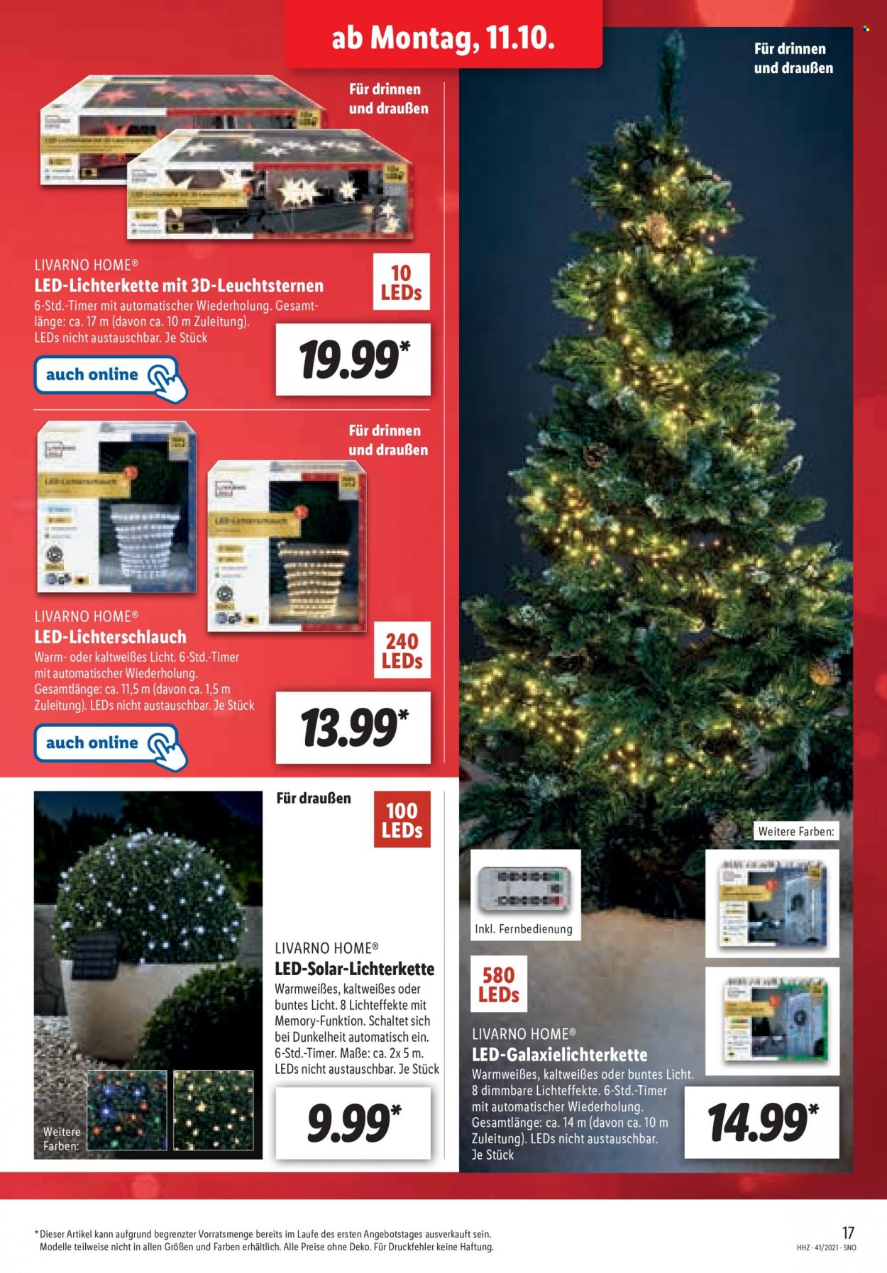 Lidl Prospekte  - 11.10.2021 - 16.10.2021. Seite 17