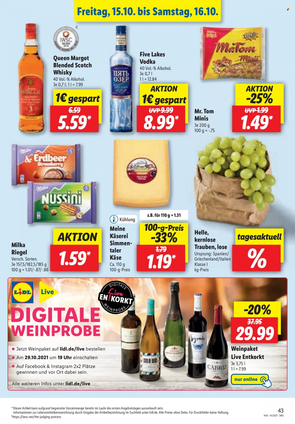 Lidl Prospekte  - 11.10.2021 - 16.10.2021. Seite 43
