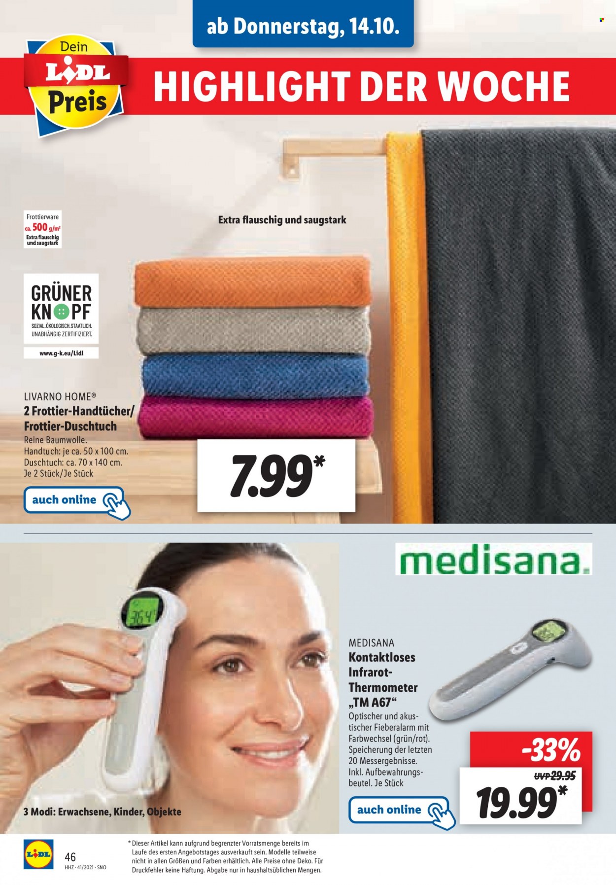 Lidl Prospekte  - 11.10.2021 - 16.10.2021. Seite 46