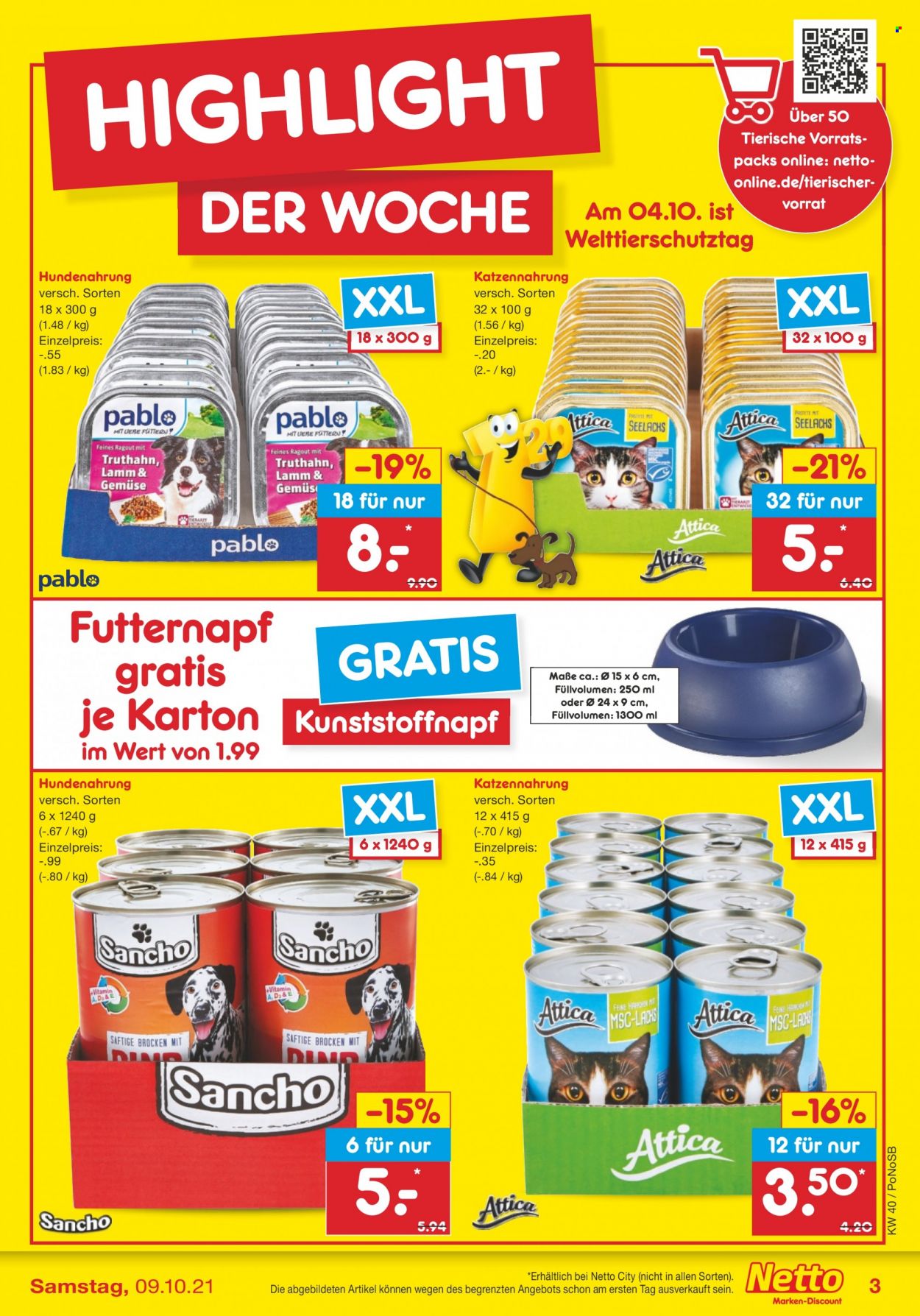 Netto Marken-Discount Prospekte  - 4.10.2021 - 9.10.2021. Seite 3