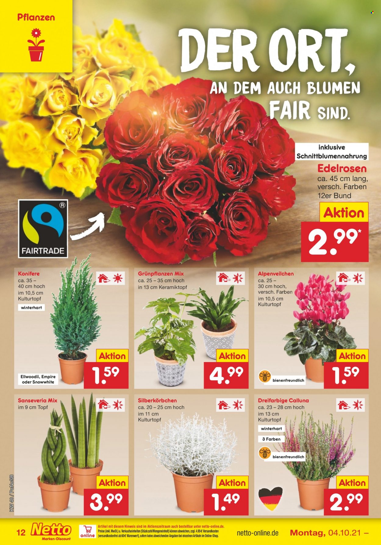 Netto Marken-Discount Prospekte  - 4.10.2021 - 9.10.2021. Seite 12