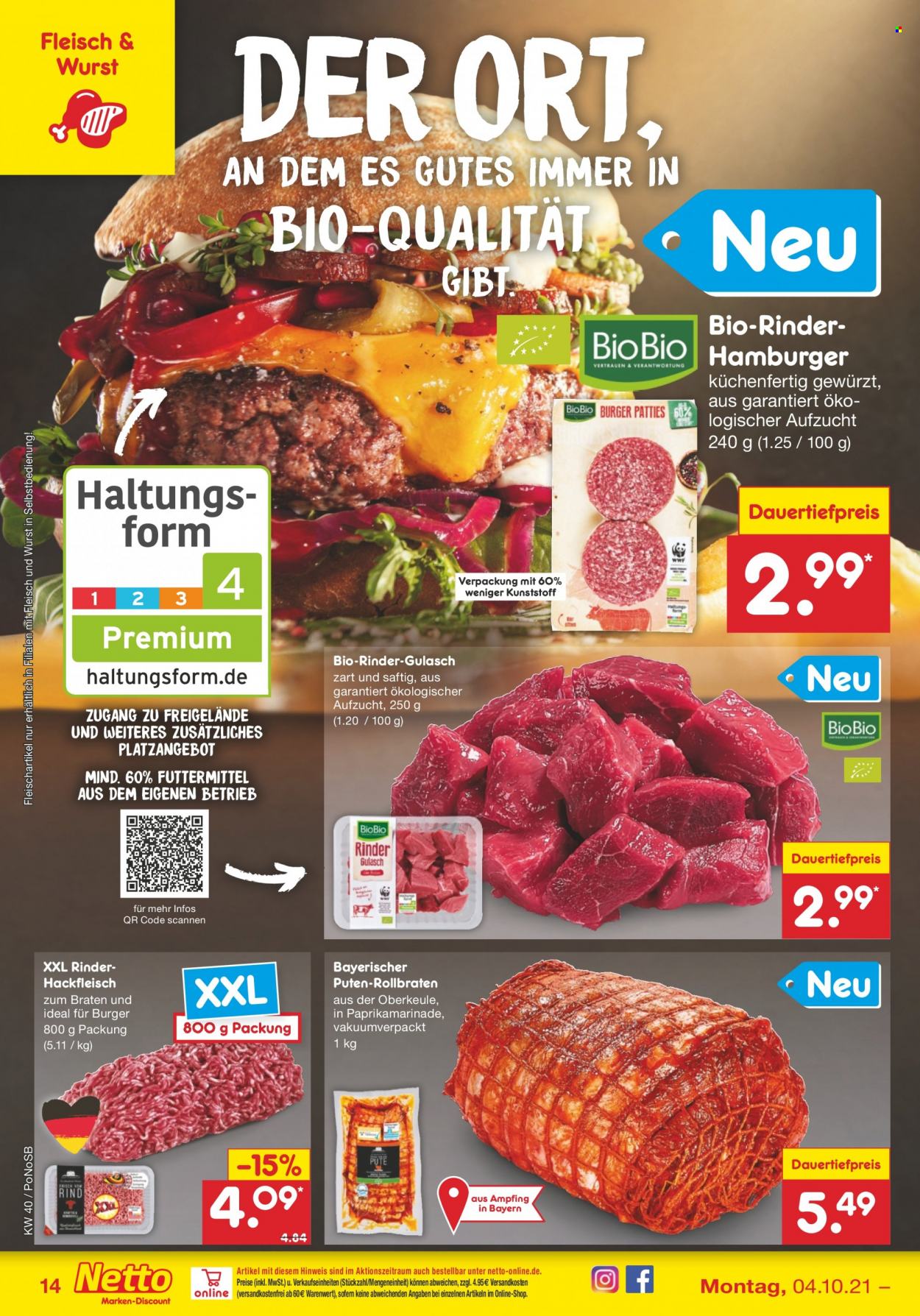Netto Marken-Discount Prospekte  - 4.10.2021 - 9.10.2021. Seite 14