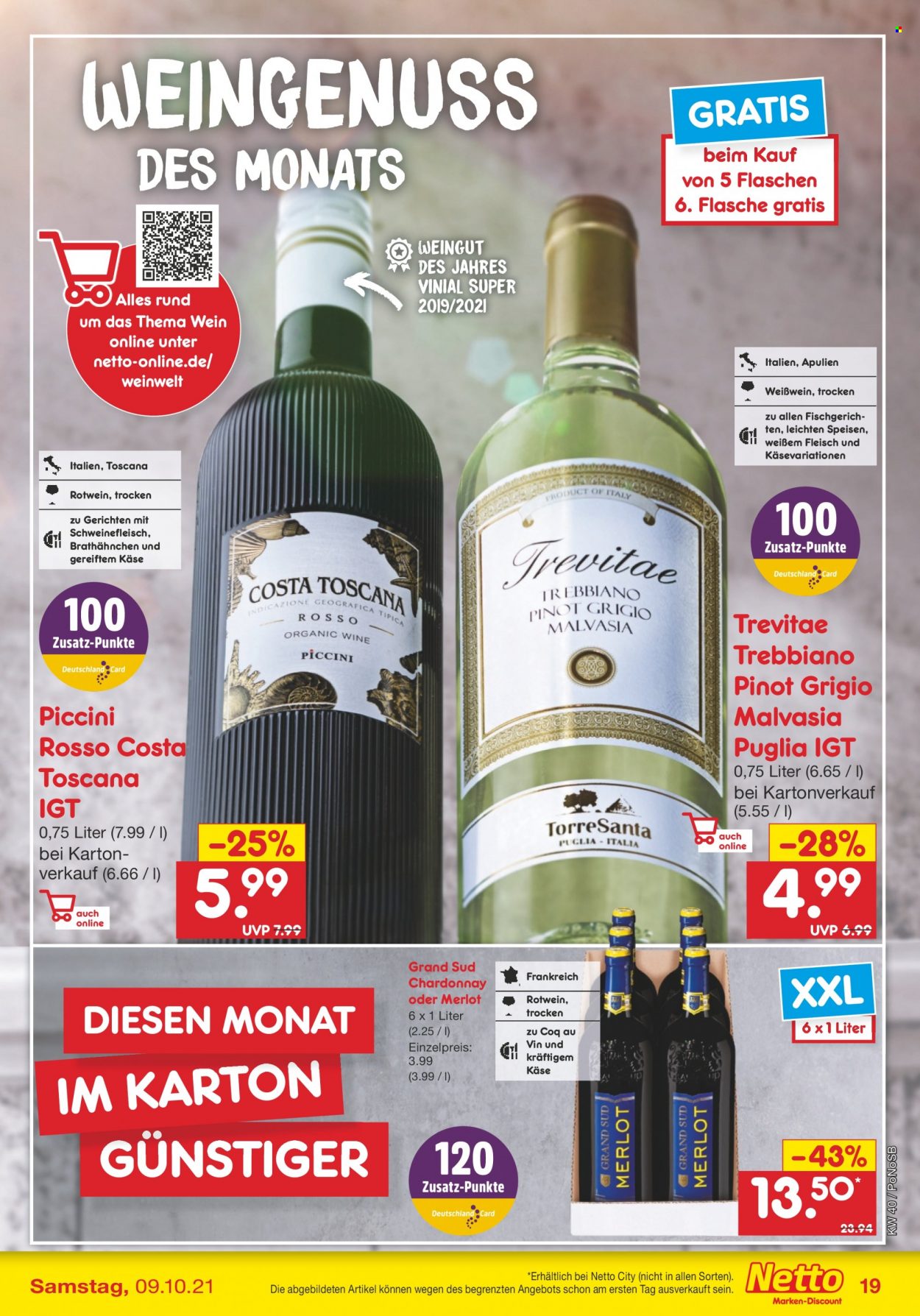 Netto Marken-Discount Prospekte  - 4.10.2021 - 9.10.2021. Seite 19