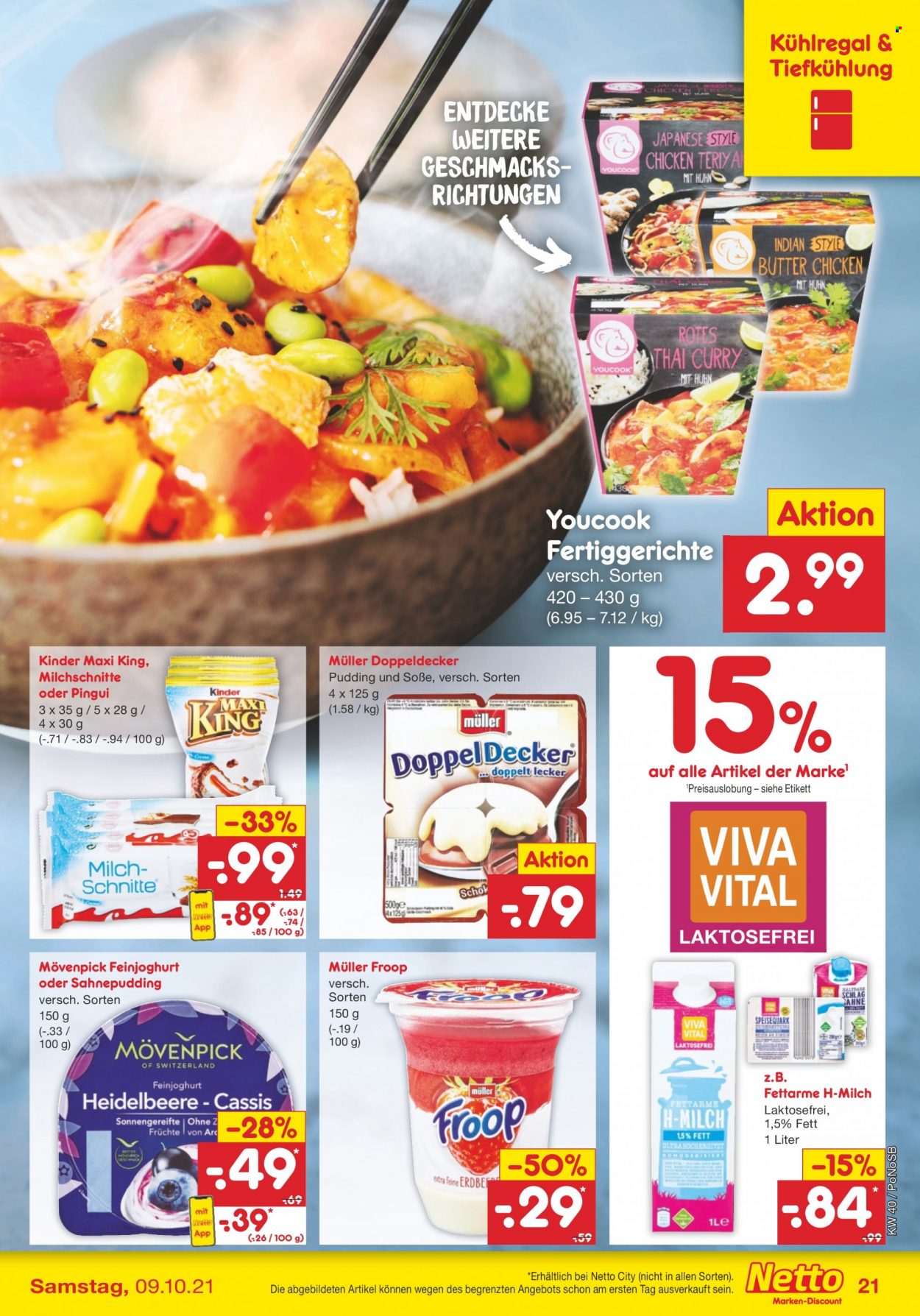 Netto Marken-Discount Prospekte  - 4.10.2021 - 9.10.2021. Seite 21