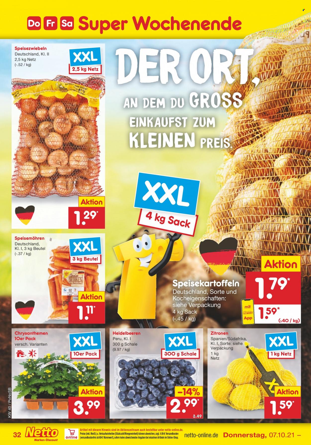 Netto Marken-Discount Prospekte  - 4.10.2021 - 9.10.2021. Seite 32