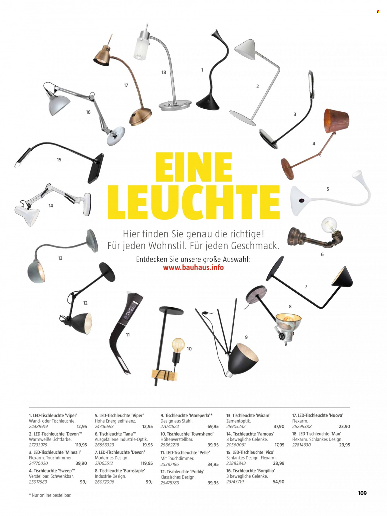 Bauhaus Prospekte  - 5.10.2021 - 31.12.2021. Seite 109