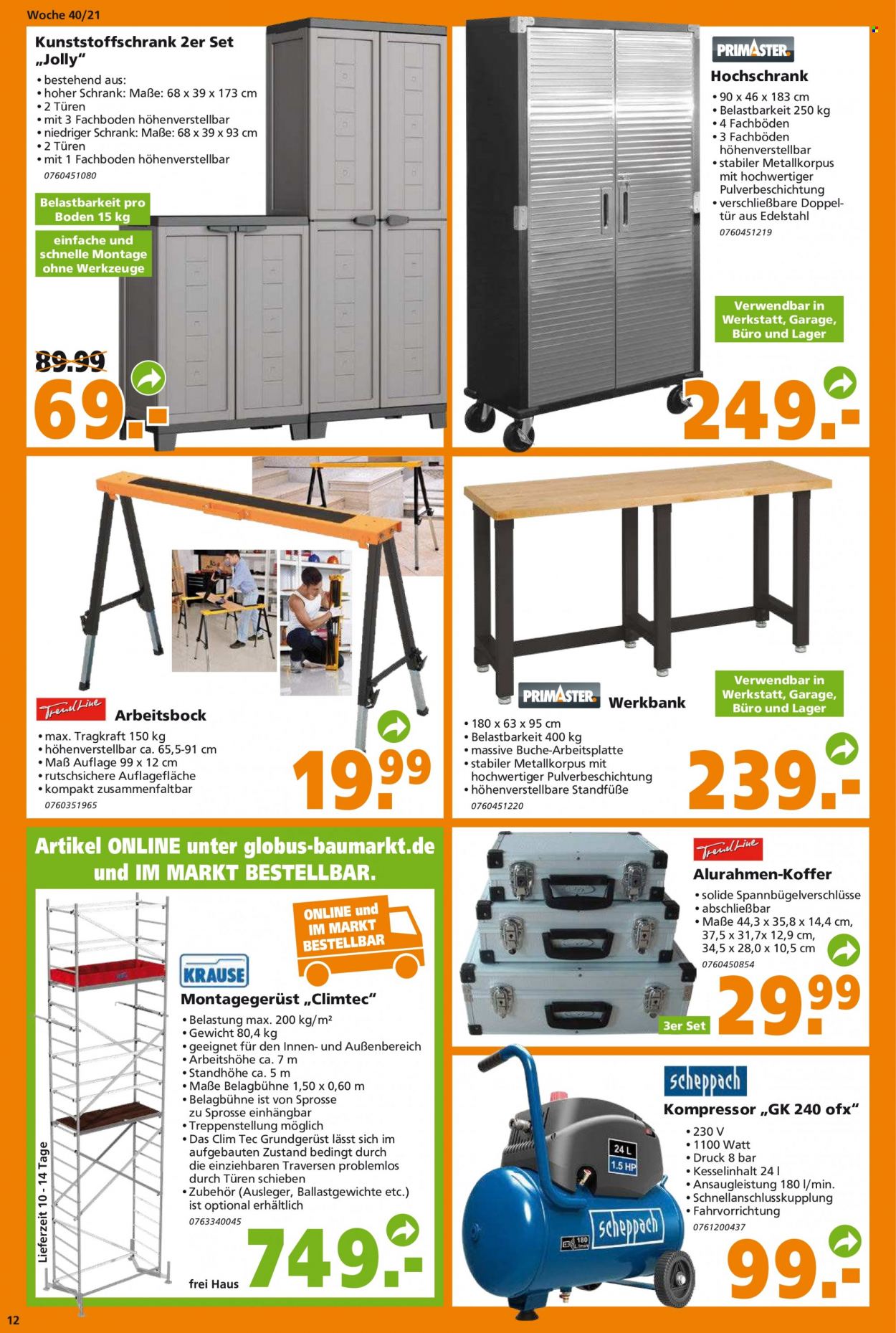 Globus Baumarkt Prospekte  - 5.10.2021 - 12.10.2021. Seite 12