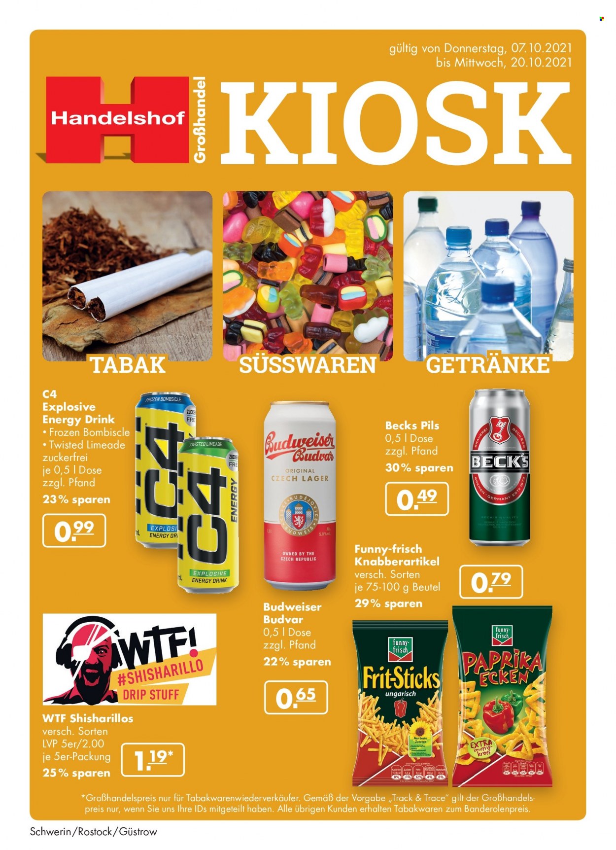 Handelshof Prospekte  - 7.10.2021 - 20.10.2021. Seite 1