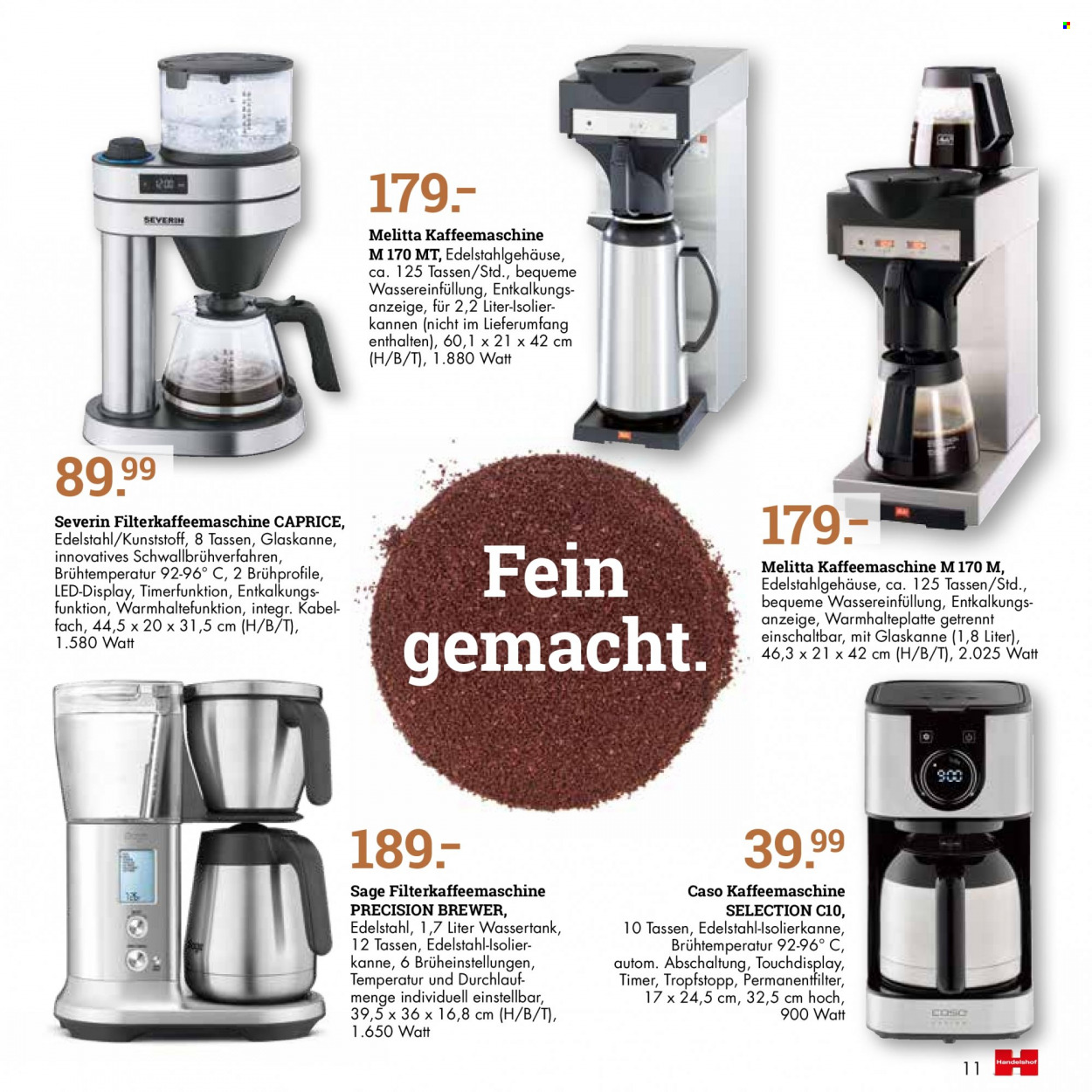 Handelshof Prospekte  - 7.10.2021 - 20.10.2021. Seite 11