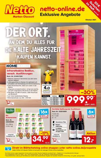 Prospekte Netto Marken-Discount - 5.10.2021 - 31.10.2021.