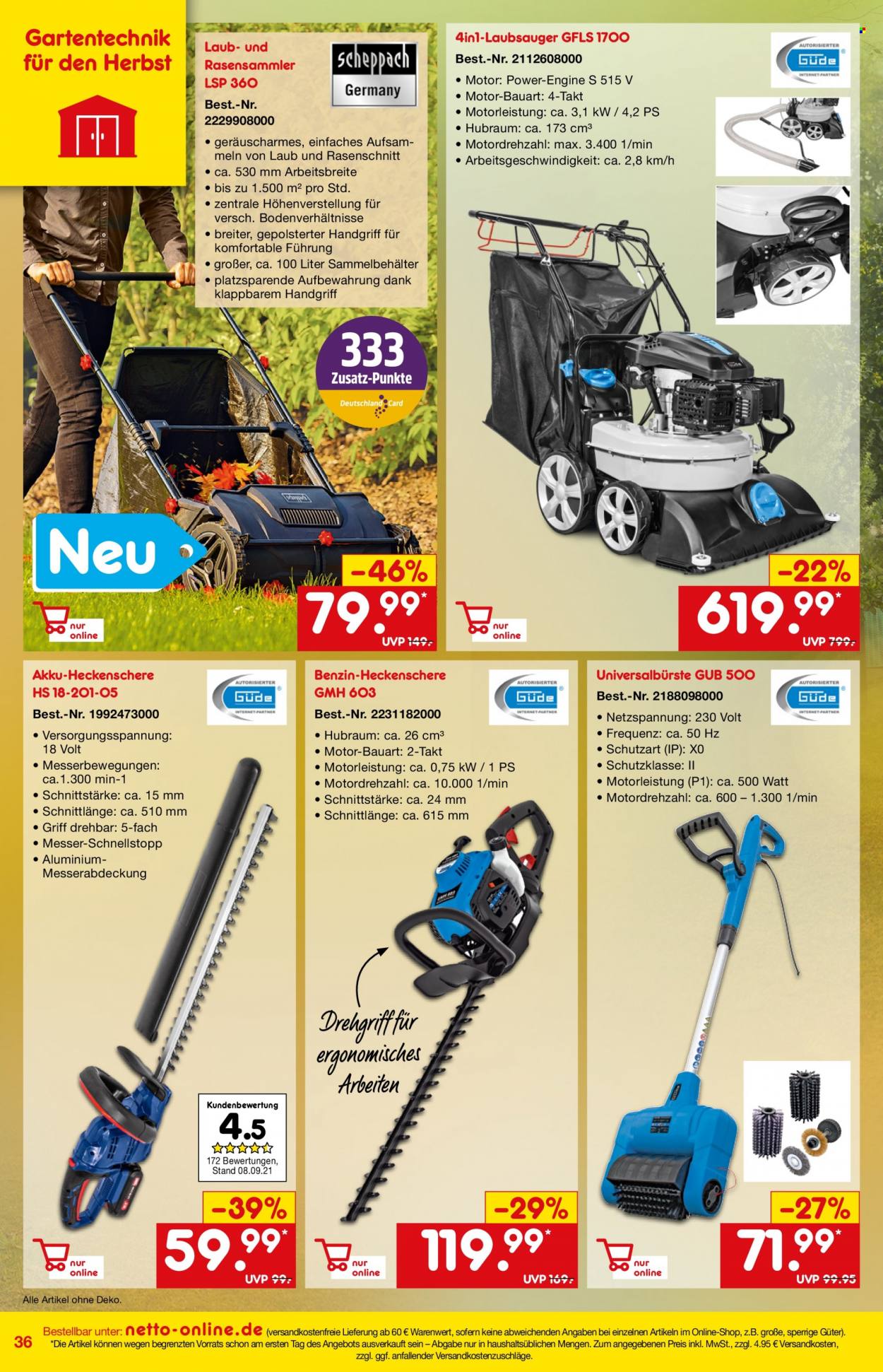 Netto Marken-Discount Prospekte  - 5.10.2021 - 31.10.2021. Seite 36
