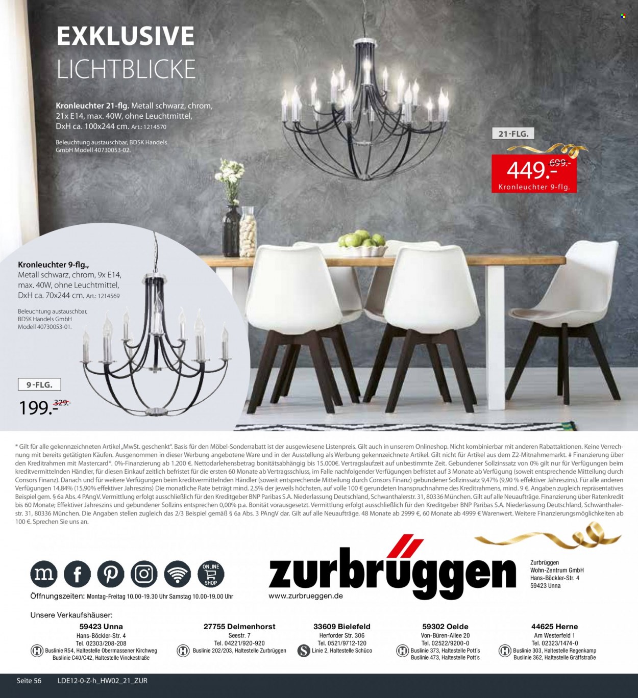 thumbnail - Prospekte Zurbrüggen - 5.10.2021 - 30.10.2021 - Produkte in Aktion - LG. Seite 56.