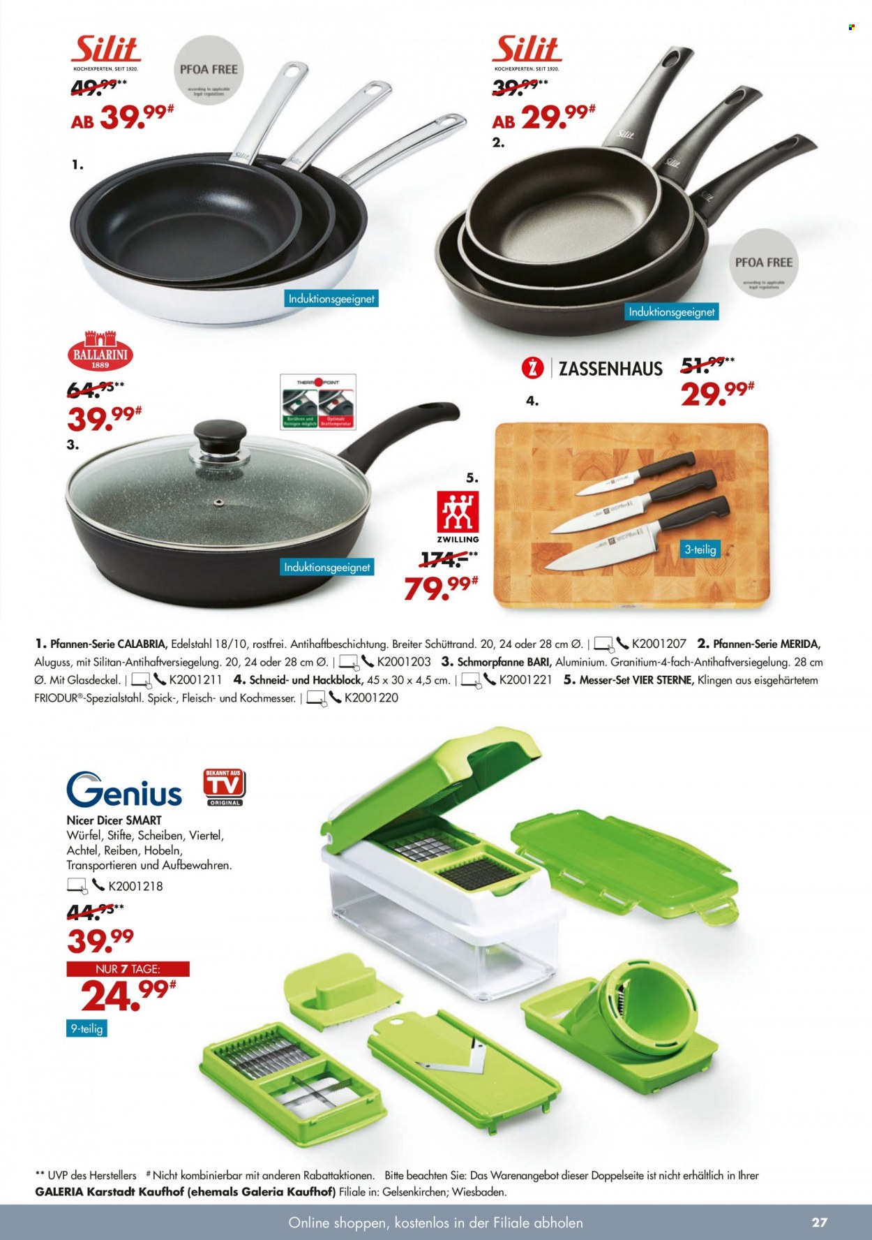 GALERIA Karstadt Kaufhof Prospekte  - 6.10.2021 - 12.10.2021. Seite 27