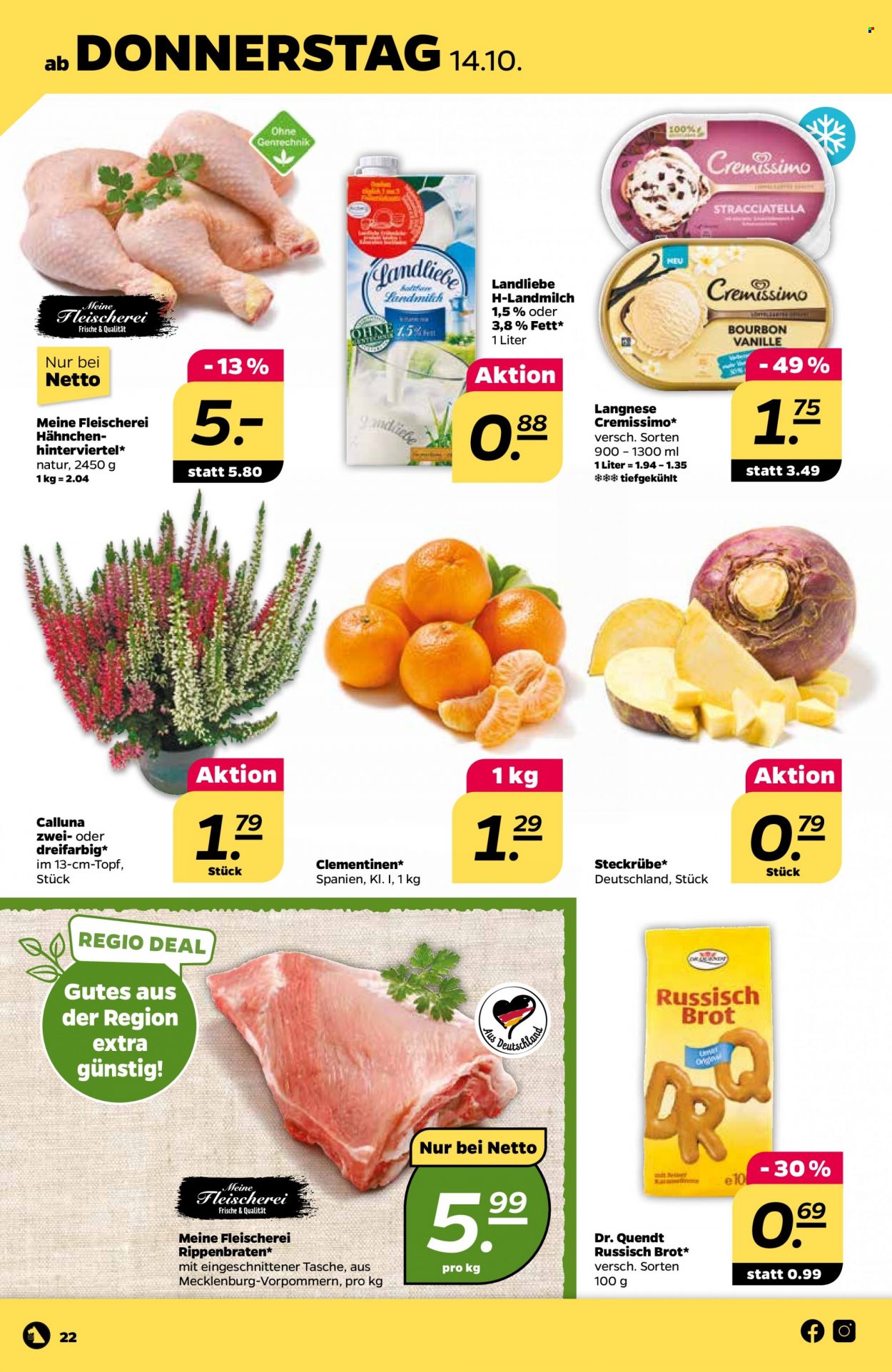 Netto Prospekte  - 11.10.2021 - 16.10.2021. Seite 22