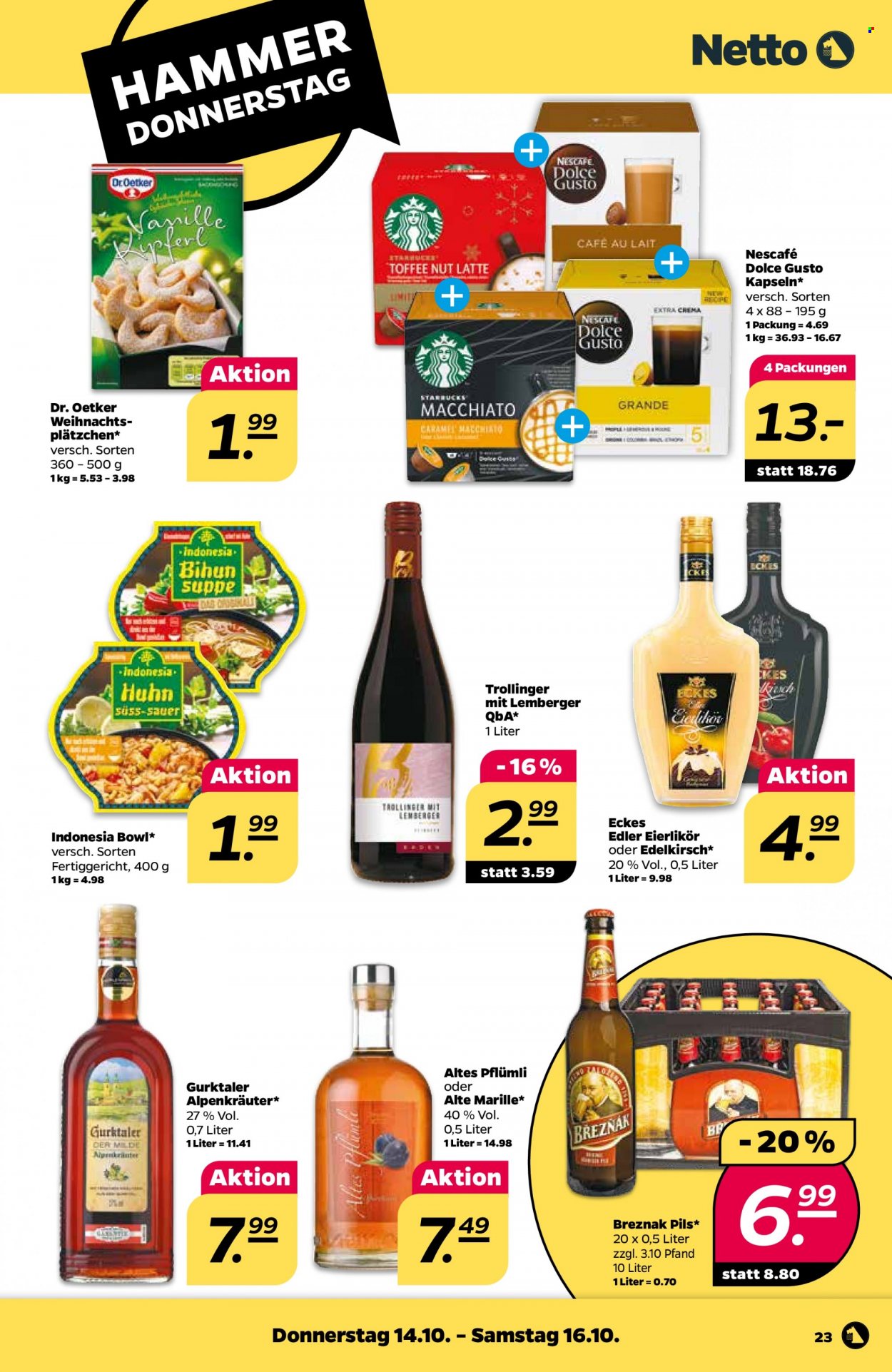 Netto Prospekte  - 11.10.2021 - 16.10.2021. Seite 23