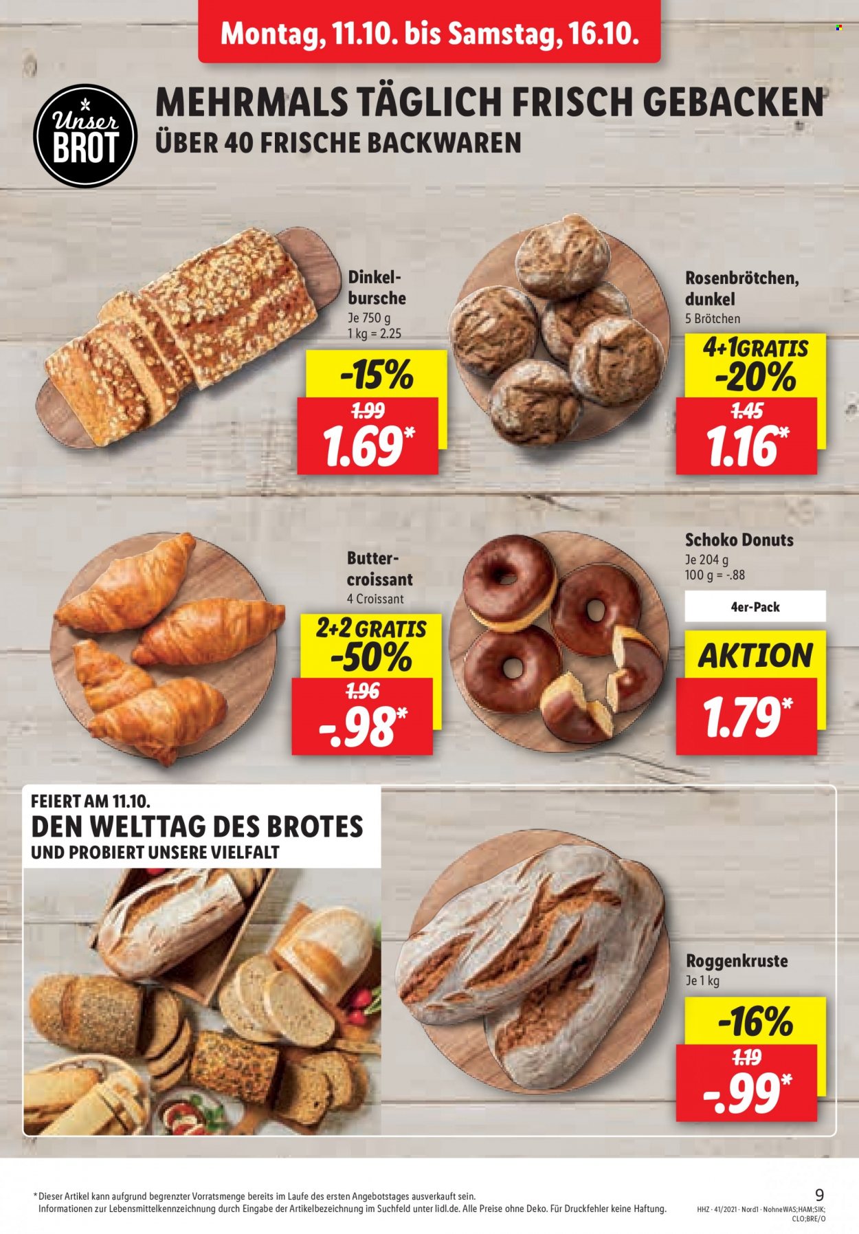 Lidl Prospekte  - 11.10.2021 - 16.10.2021. Seite 9