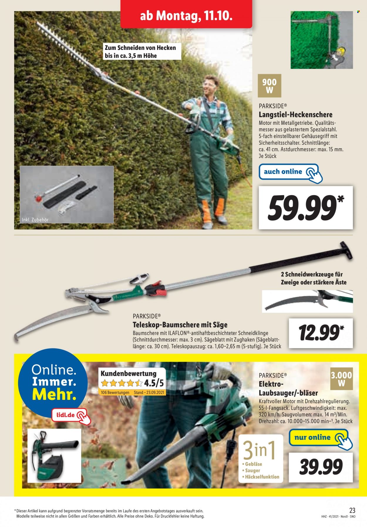 Lidl Prospekte  - 11.10.2021 - 16.10.2021. Seite 23