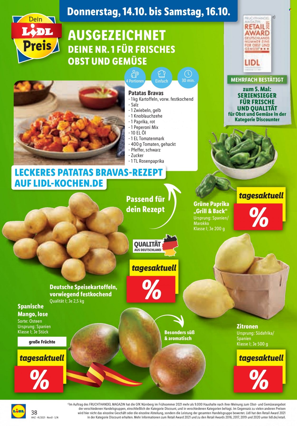 Lidl Prospekte  - 11.10.2021 - 16.10.2021. Seite 38