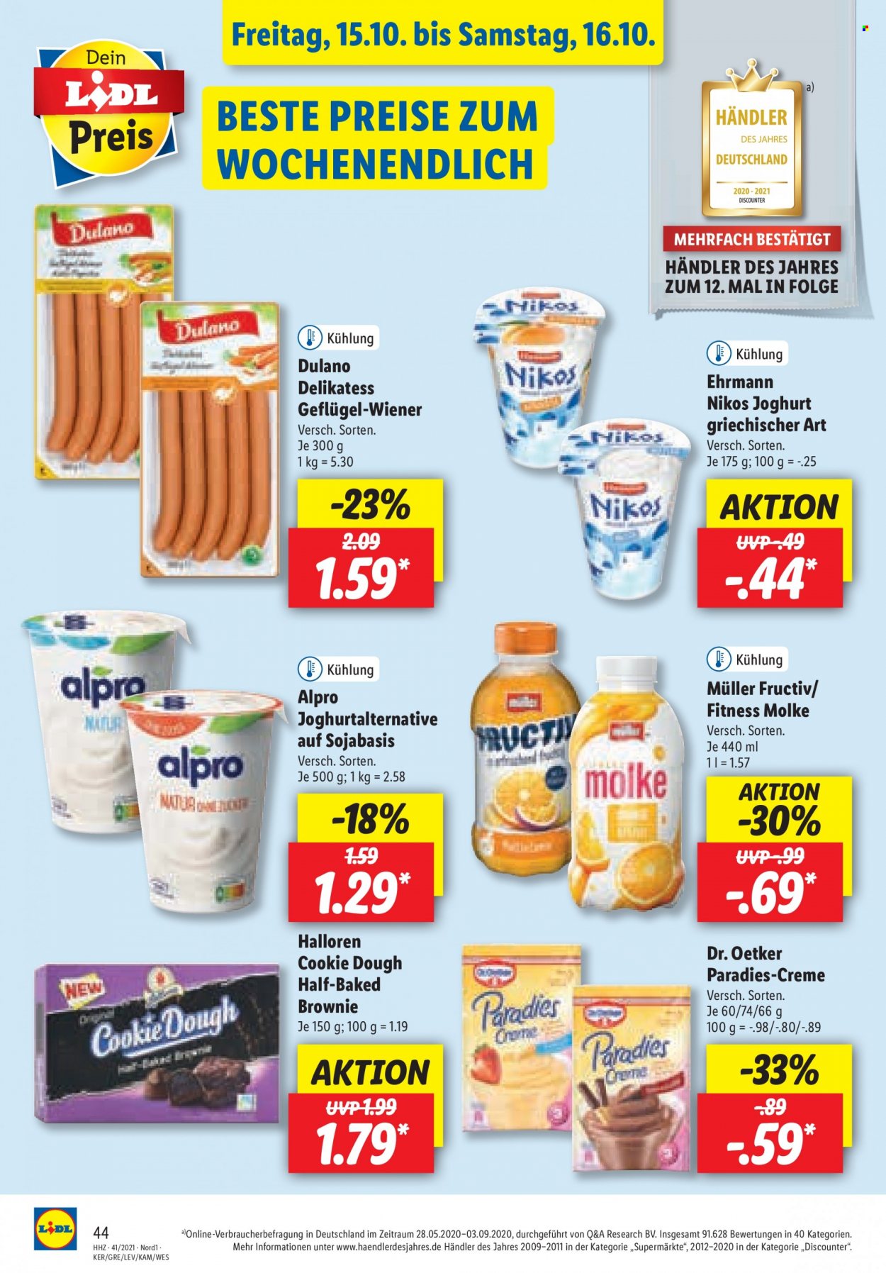 Lidl Prospekte  - 11.10.2021 - 16.10.2021. Seite 44