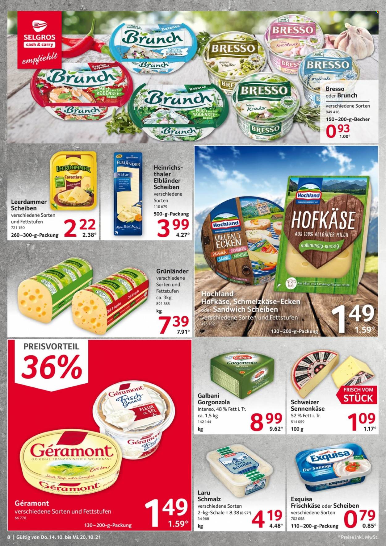 Selgros Prospekte  - 14.10.2021 - 20.10.2021. Seite 8