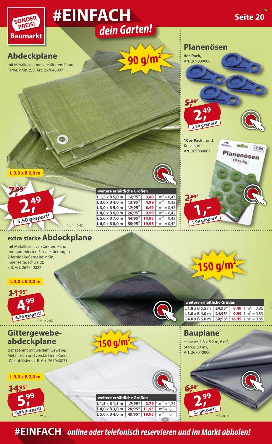 Sonderpreis-Baumarkt Prospekte  - 16.10.2021 - 22.10.2021. Seite 20