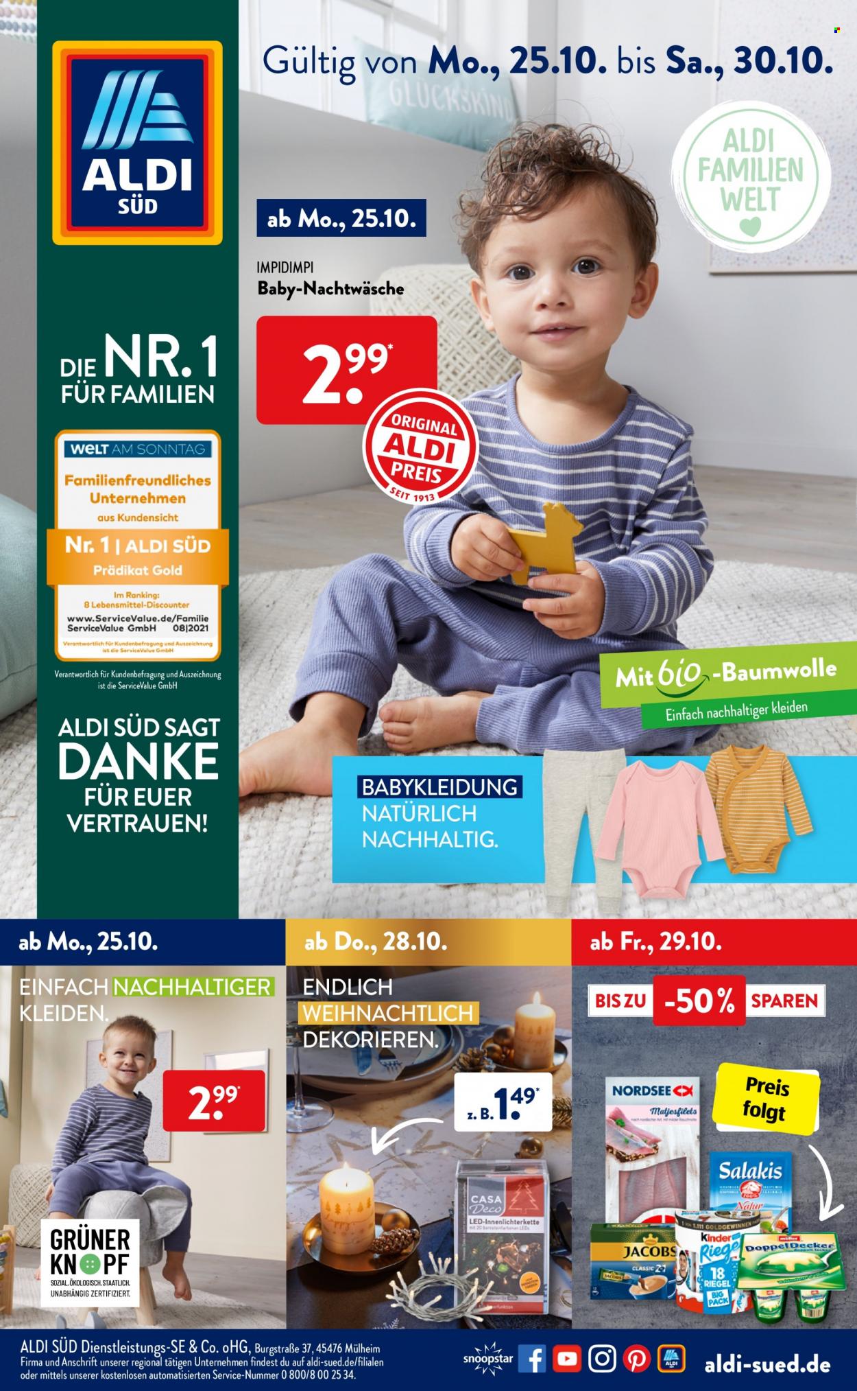 ALDI SÜD Prospekte  - 25.10.2021 - 30.10.2021. Seite 1