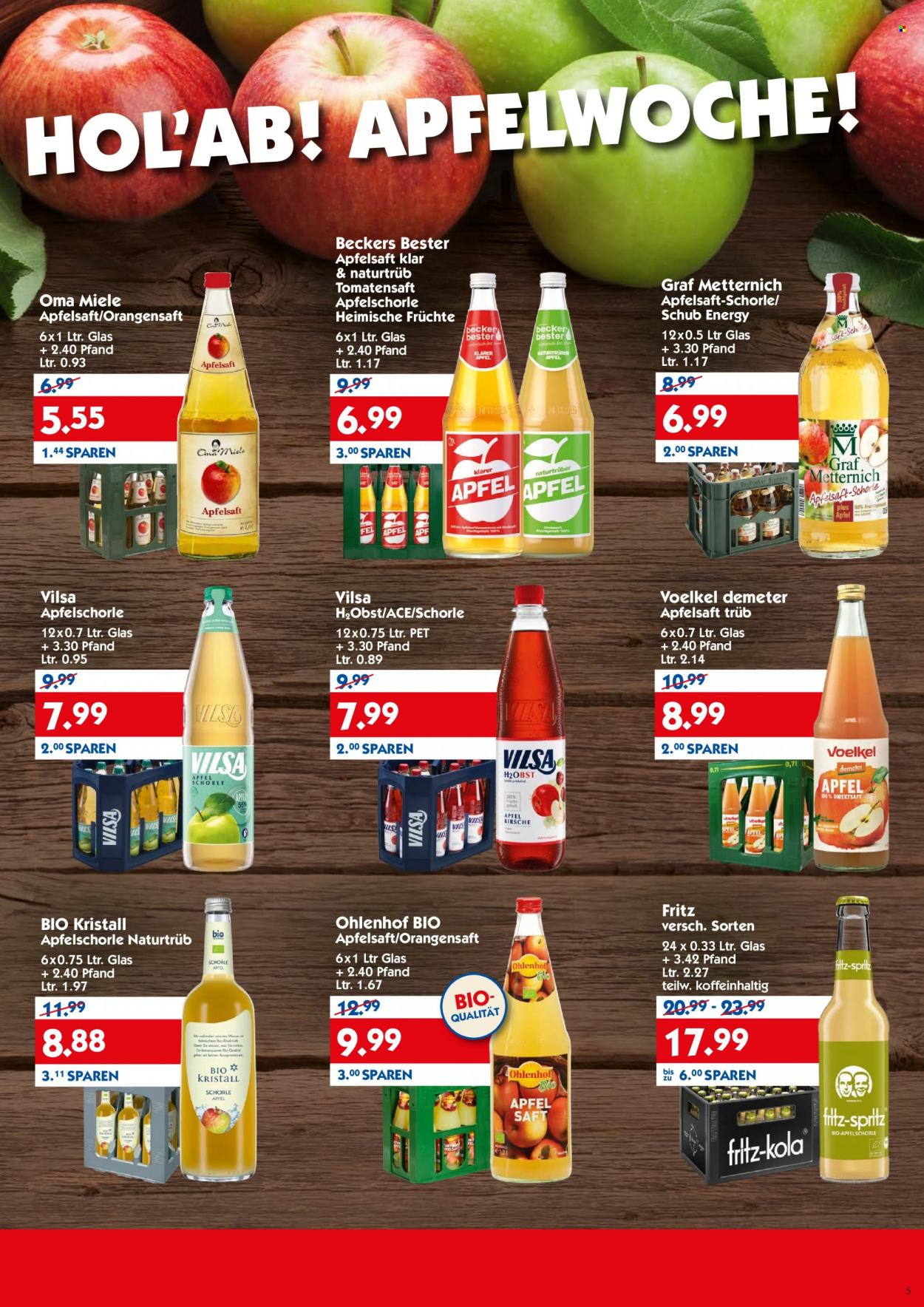Hol'ab! Getränkemarkt Prospekte  - 11.10.2021 - 16.10.2021. Seite 5