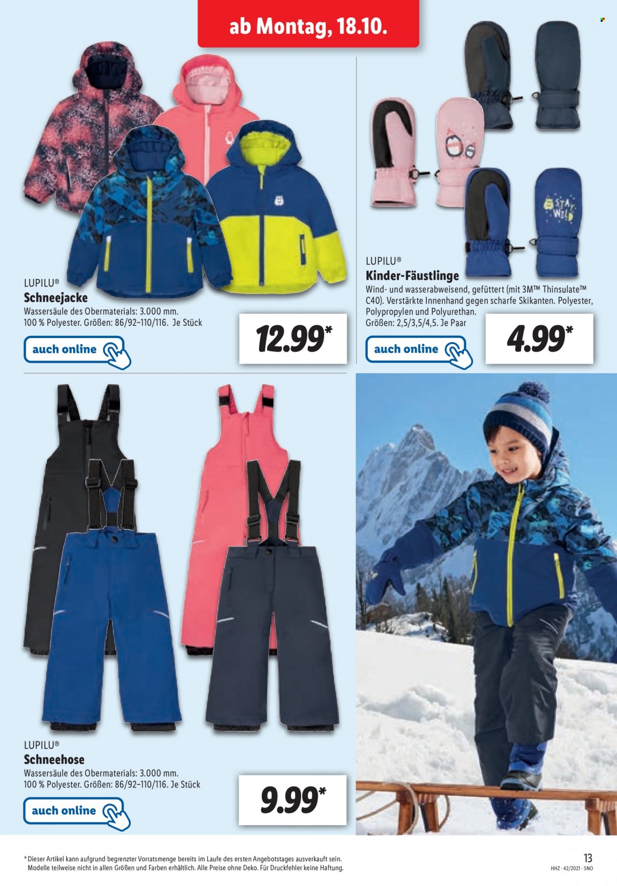 Lidl Prospekte  - 18.10.2021 - 23.10.2021. Seite 13