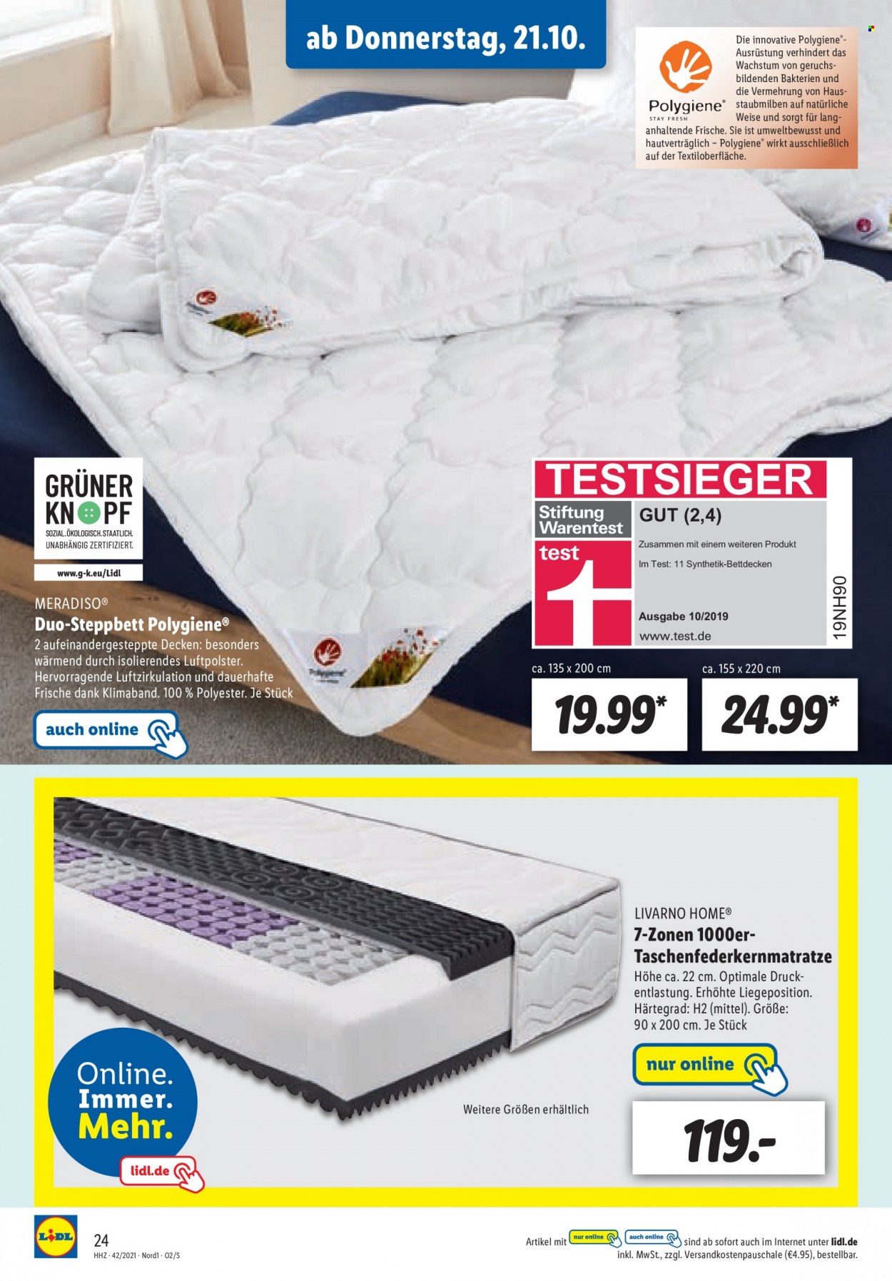 Lidl Prospekte  - 18.10.2021 - 23.10.2021. Seite 24