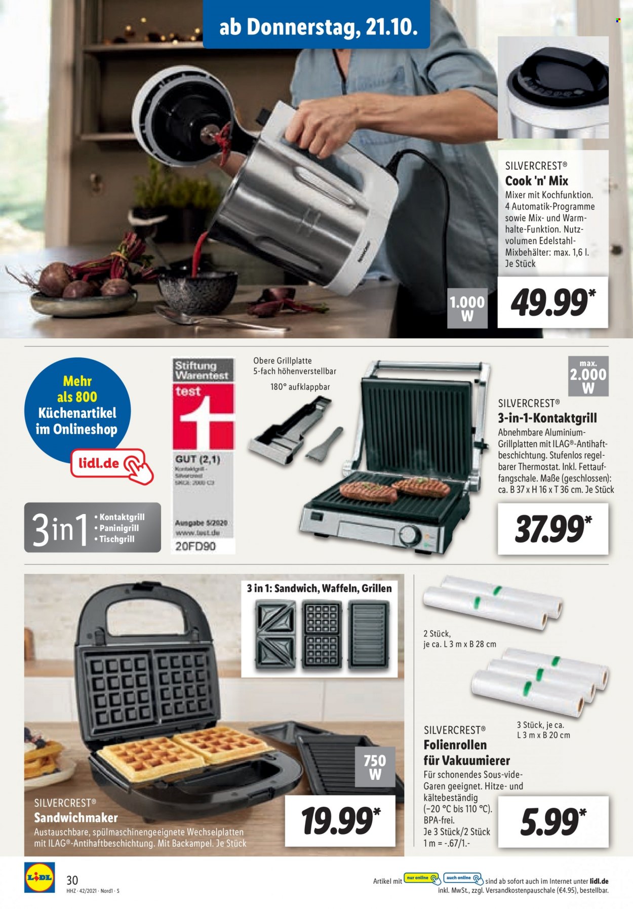 Lidl Prospekte  - 18.10.2021 - 23.10.2021. Seite 30