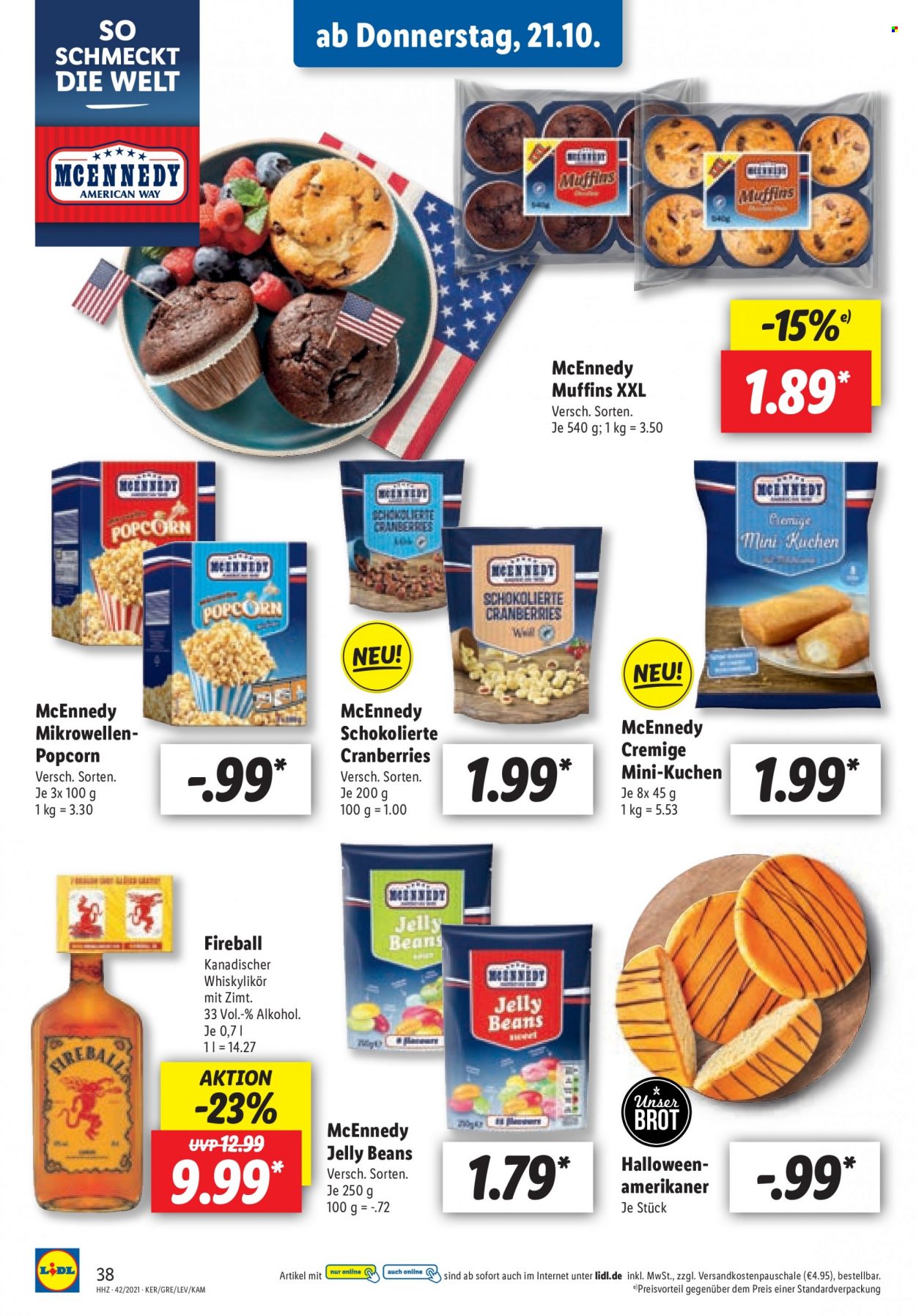 Lidl Prospekte  - 18.10.2021 - 23.10.2021. Seite 38