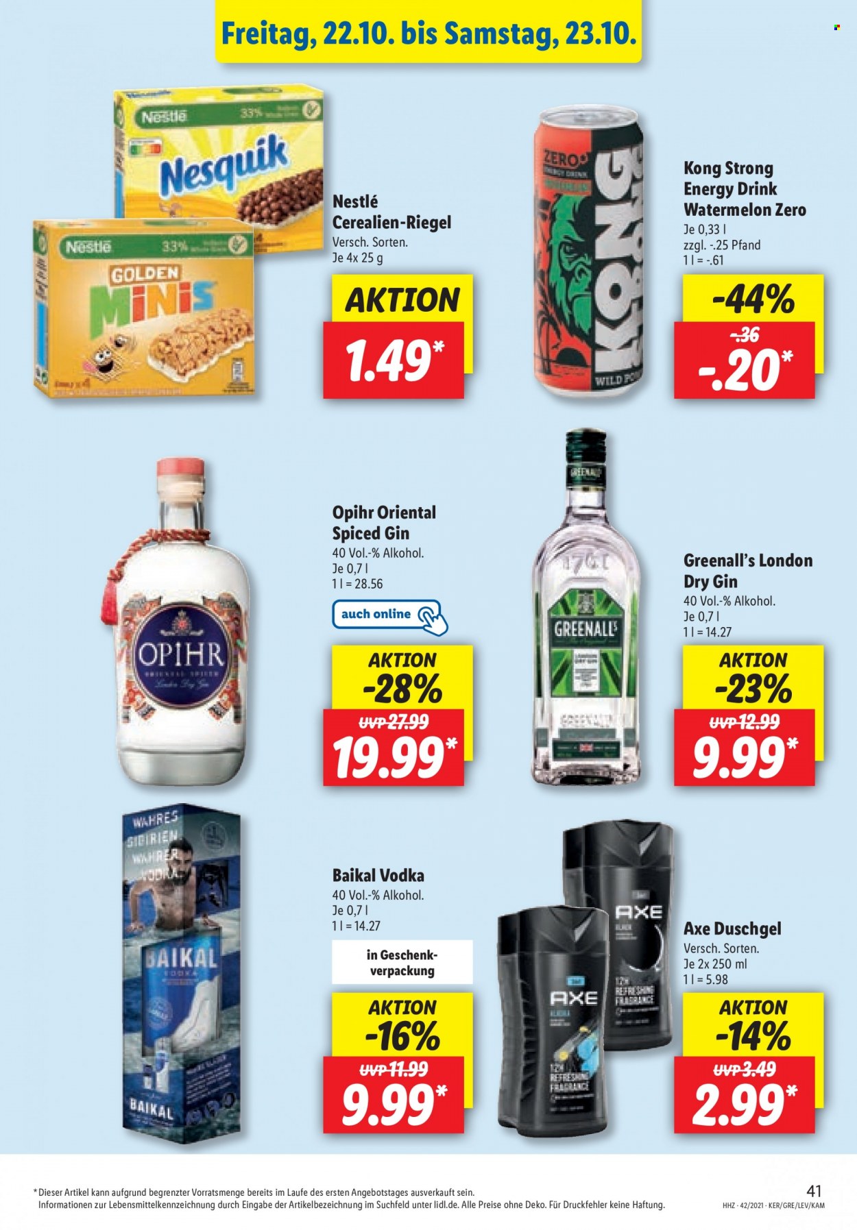 Lidl Prospekte  - 18.10.2021 - 23.10.2021. Seite 41