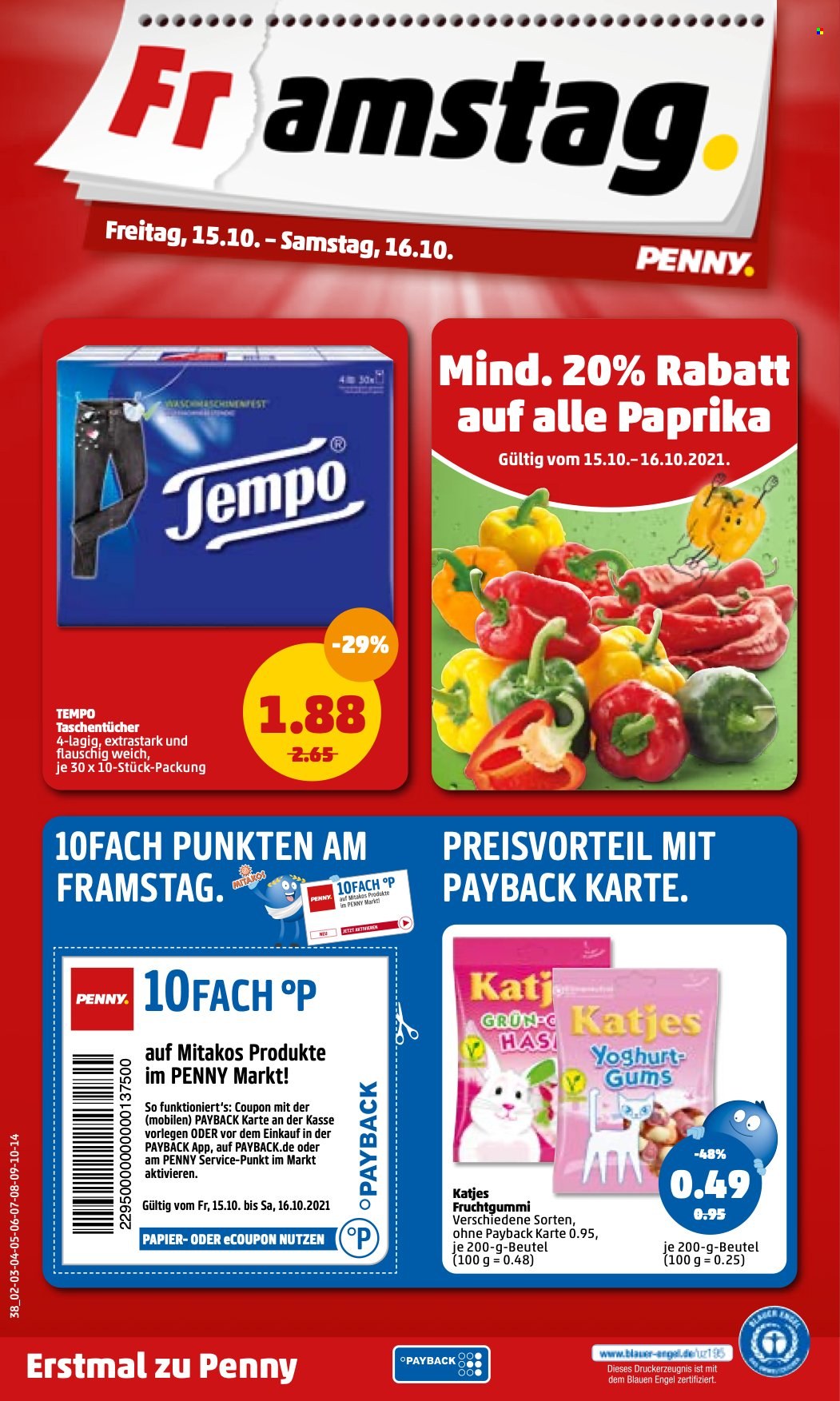Penny Prospekte  - 11.10.2021 - 16.10.2021. Seite 38