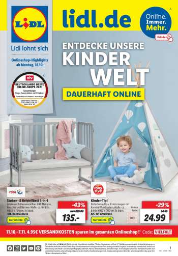 Prospekte Lidl - 18.10.2021 - 24.10.2021.