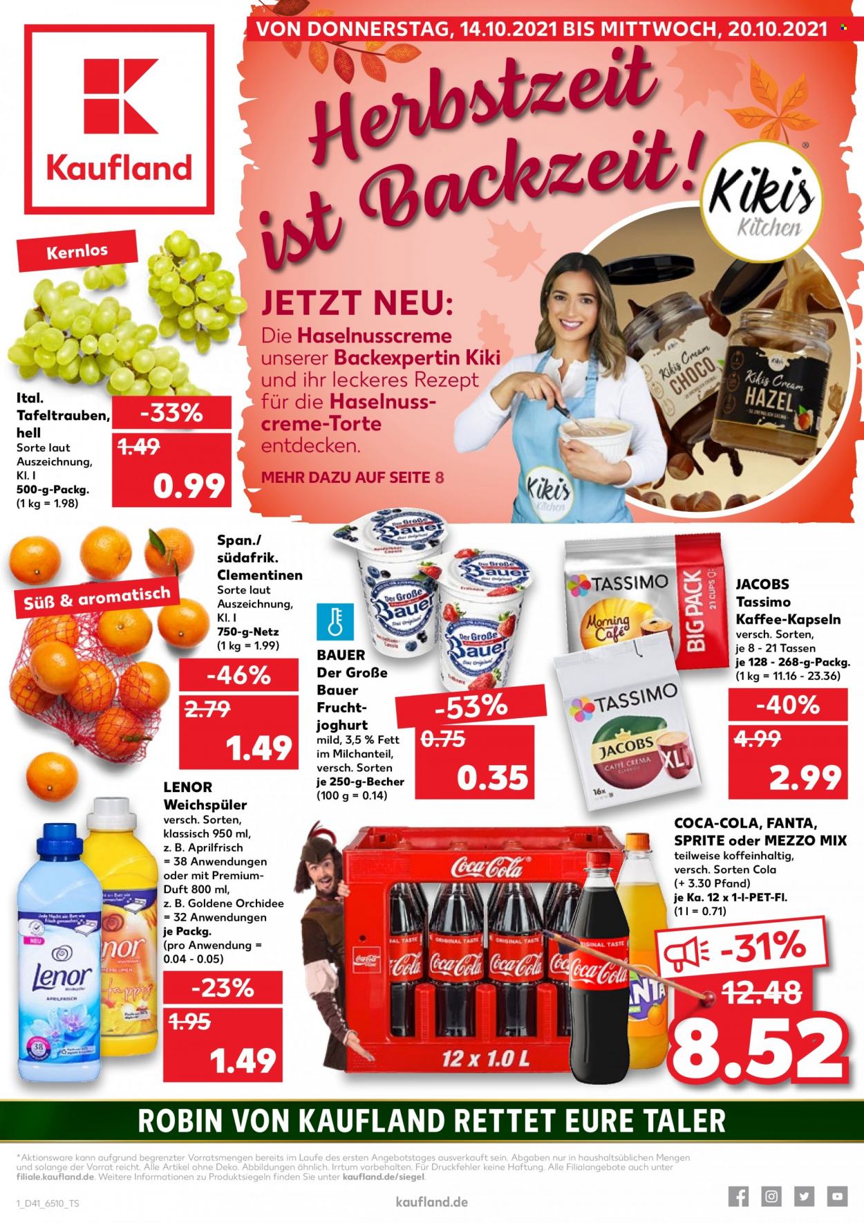 Kaufland Prospekte  - 14.10.2021 - 20.10.2021. Seite 1