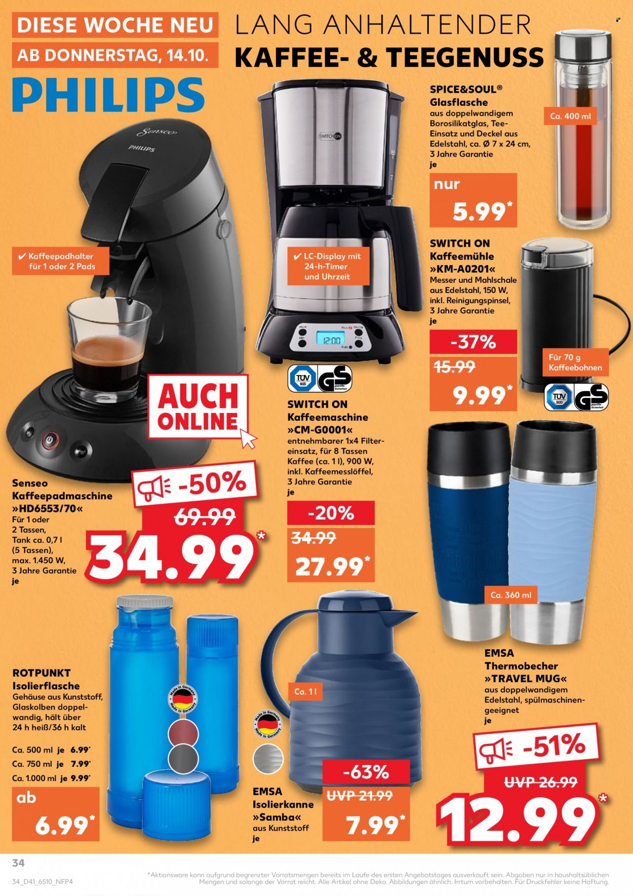 Kaufland Prospekte  - 14.10.2021 - 20.10.2021. Seite 34
